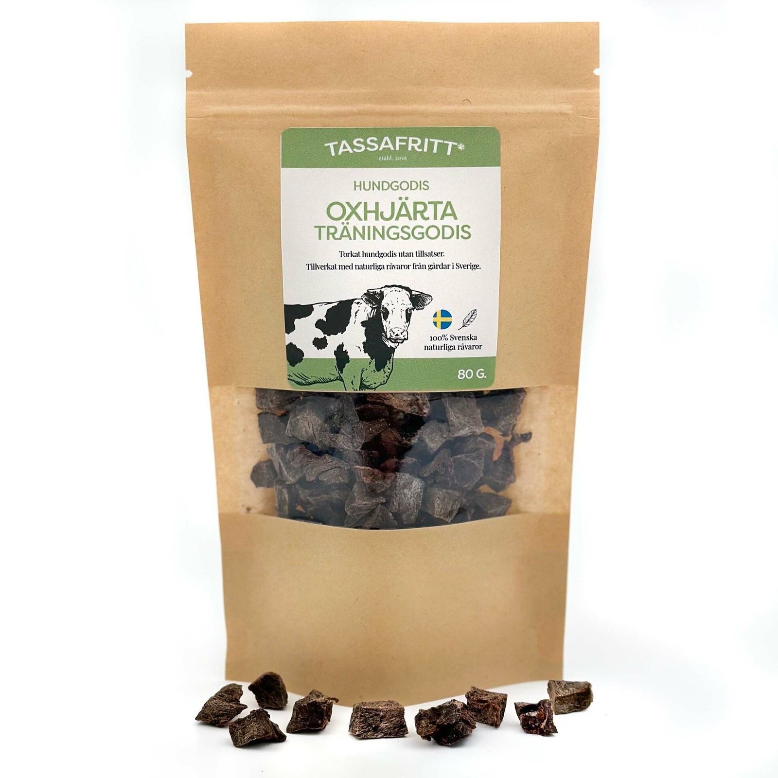 TassaFritt Oxhjärta Träningsgodis 80g