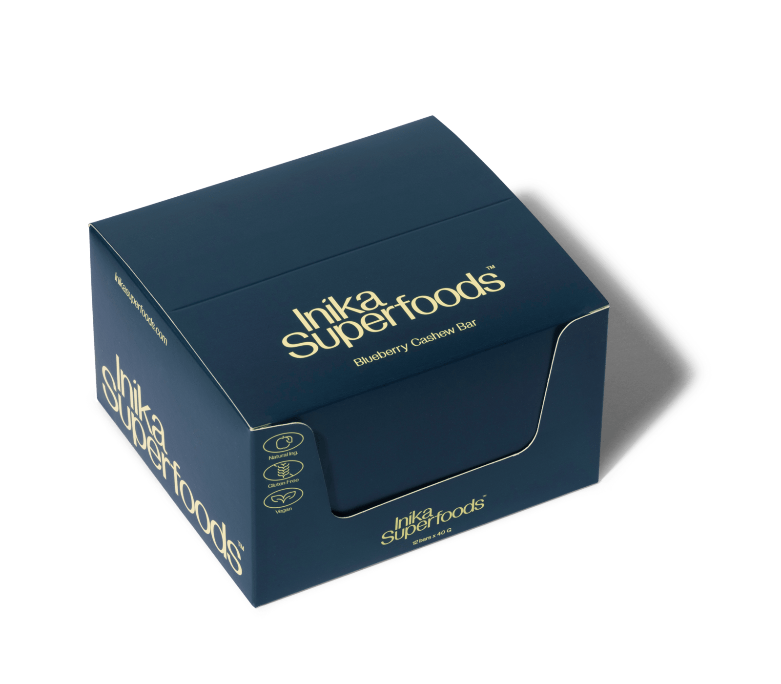 Inika Superfoods Blueberry Cashew Bar 12-pack