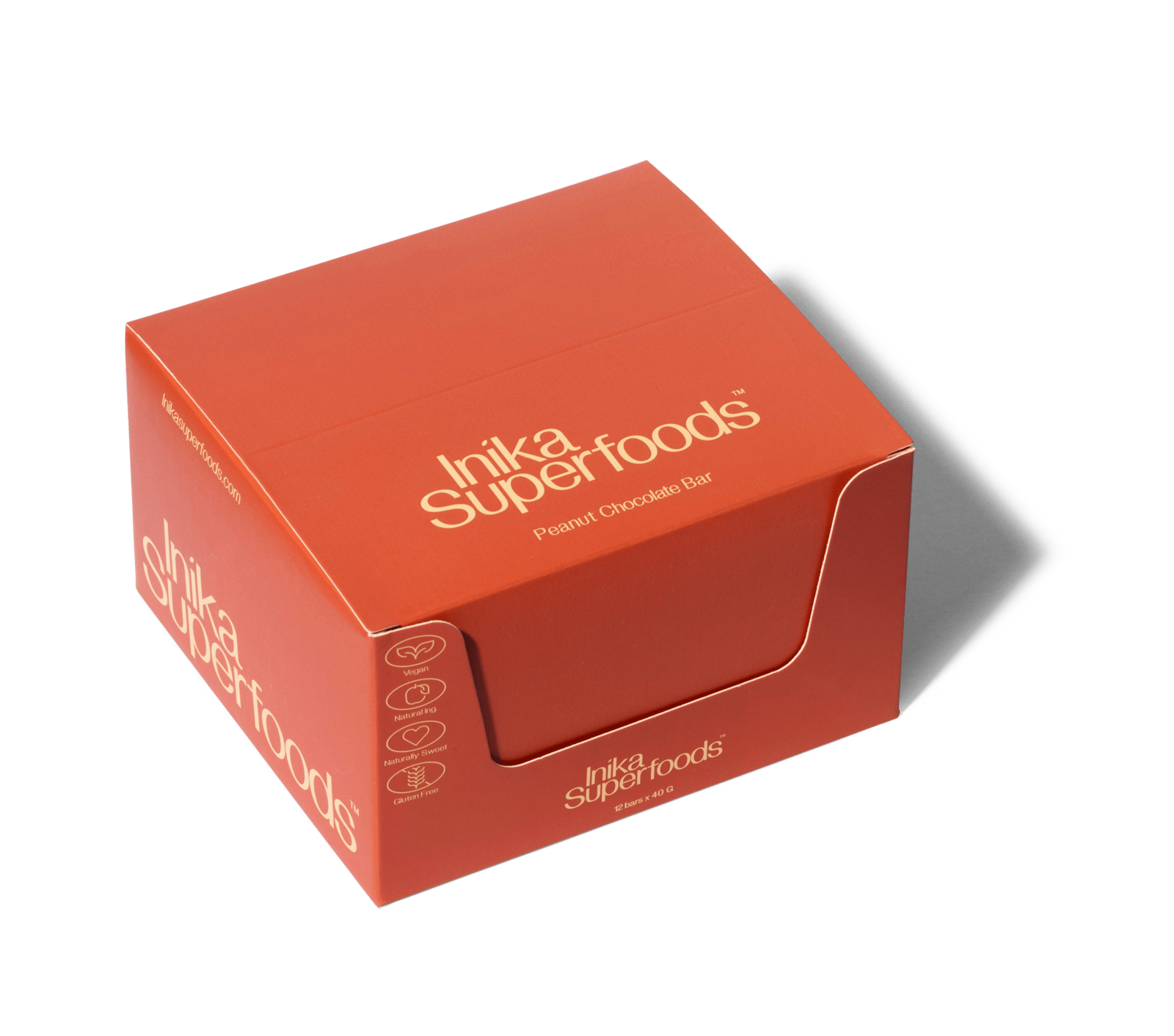 Inika Superfoods Peanut Chocolate Bar 12-pack