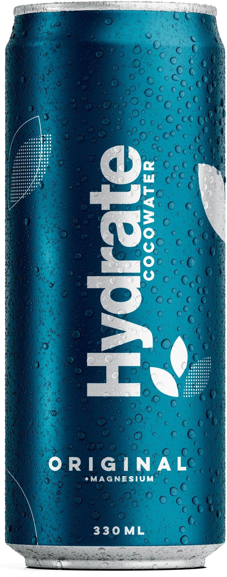 Hydrate Cocowater Kokosvatten Kolsyrad Original 330 ml