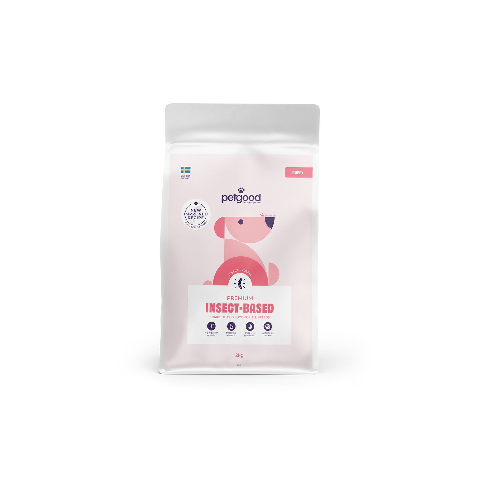 Petgood Insektsbaserat Premiumfoder Valp 2 kg