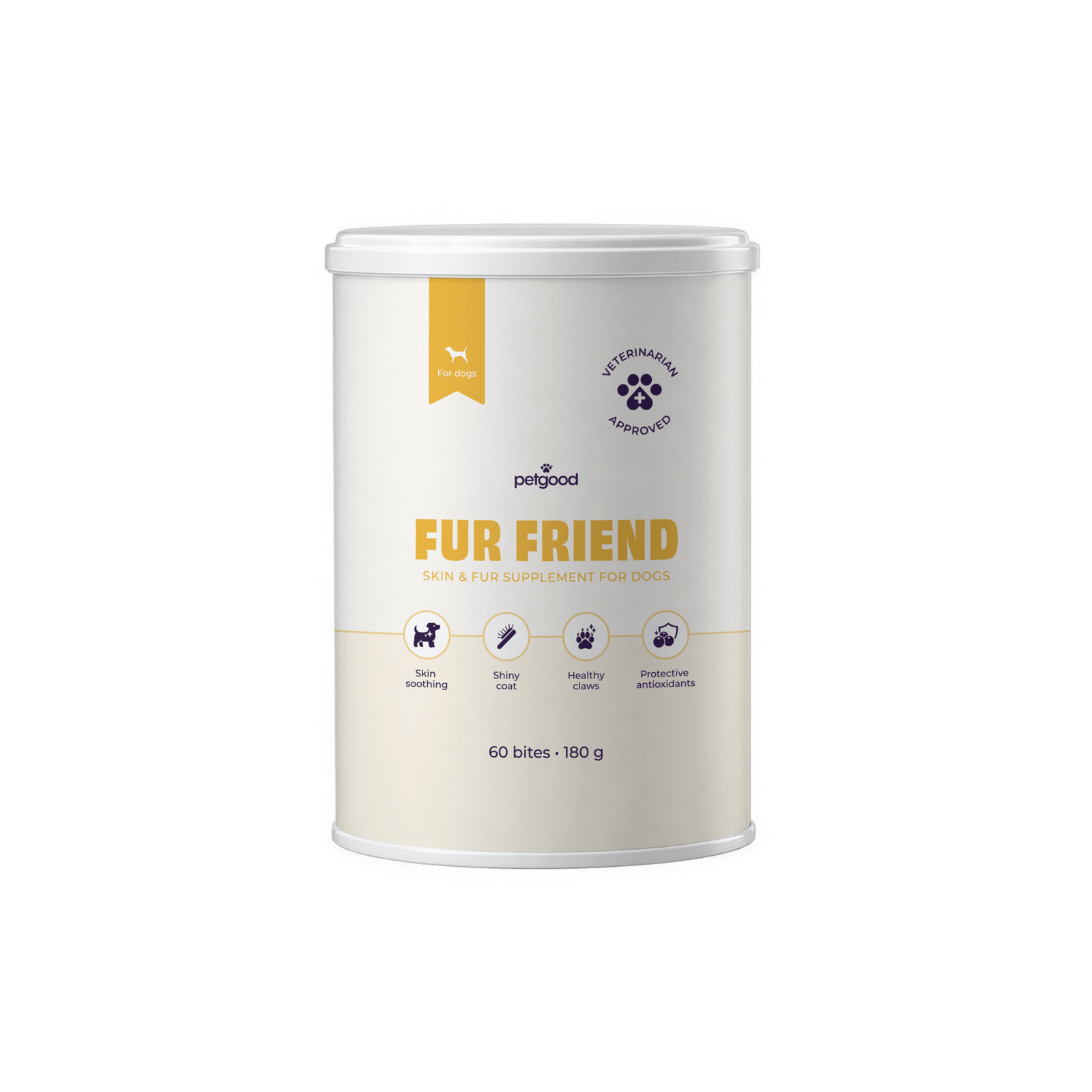 Petgood Fur Friend - Insektsbaserat Kosttillskott För Hundar 180 g
