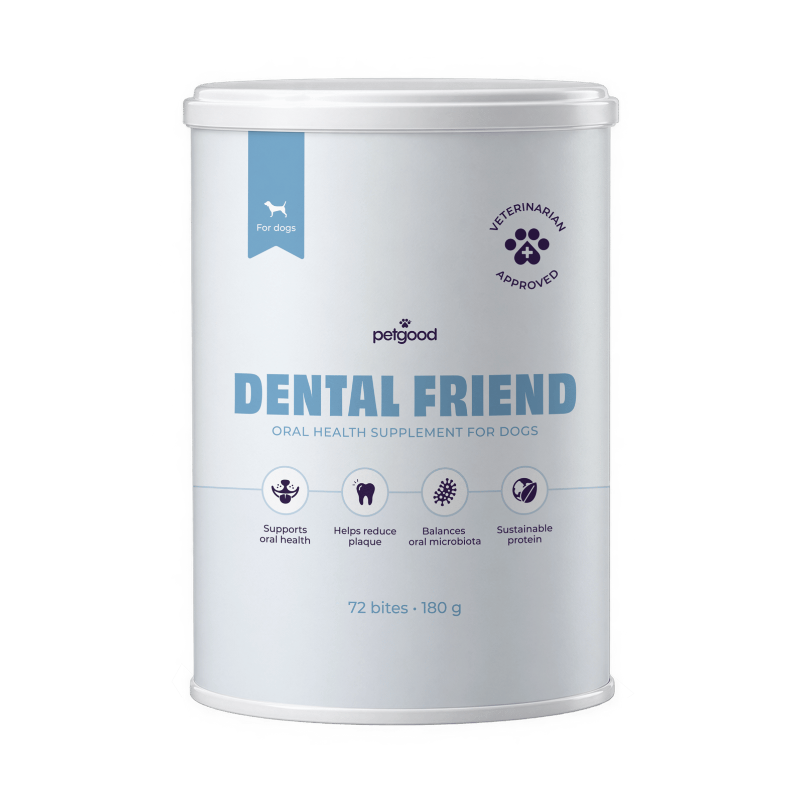 Petgood Dental Friend - Insektsbaserat Kosttillskott För Hundar 180 g