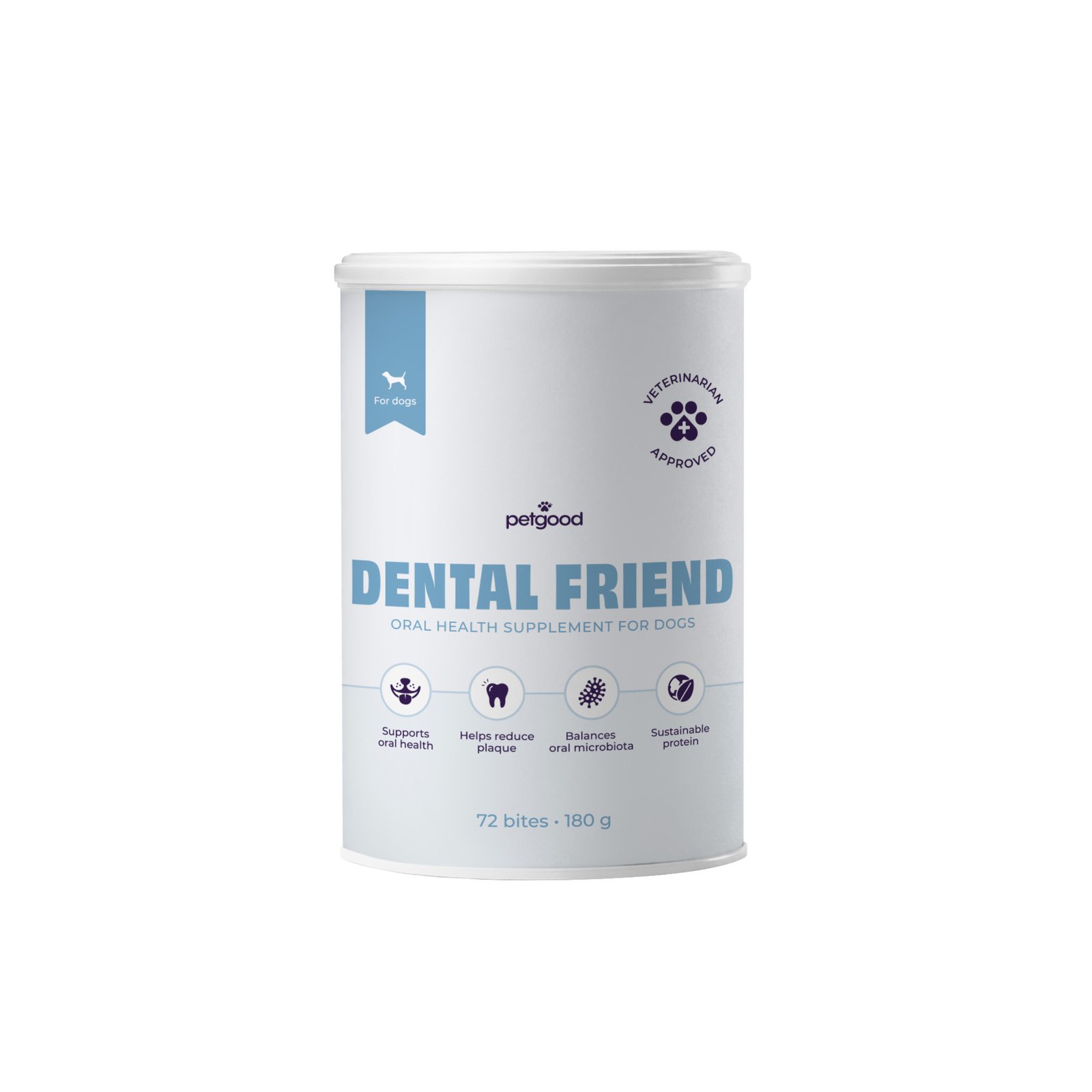 Petgood Dental Friend - Insektsbaserat Kosttillskott För Hundar 180 g