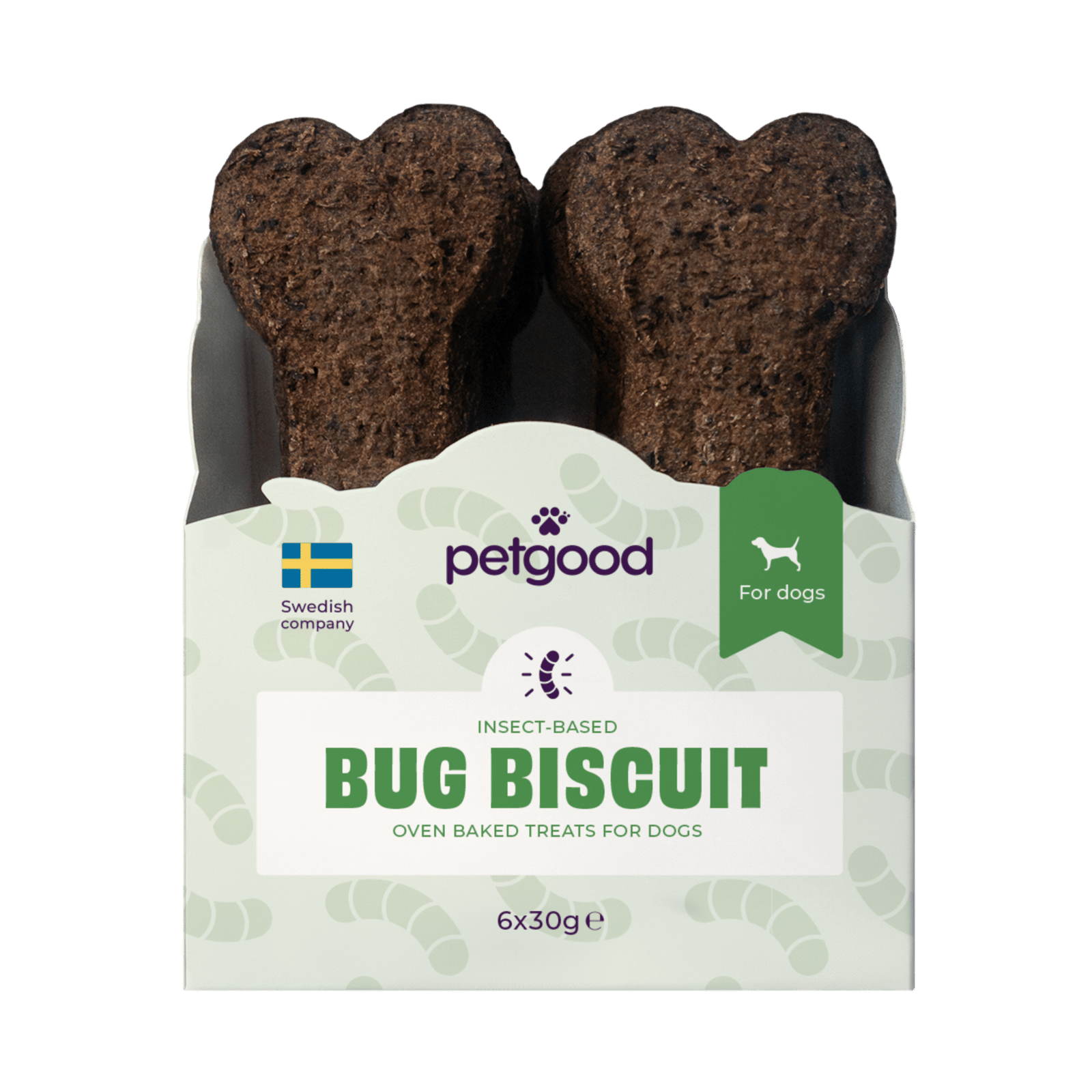 Petgood Insektsbaserat Hundkex 180 g