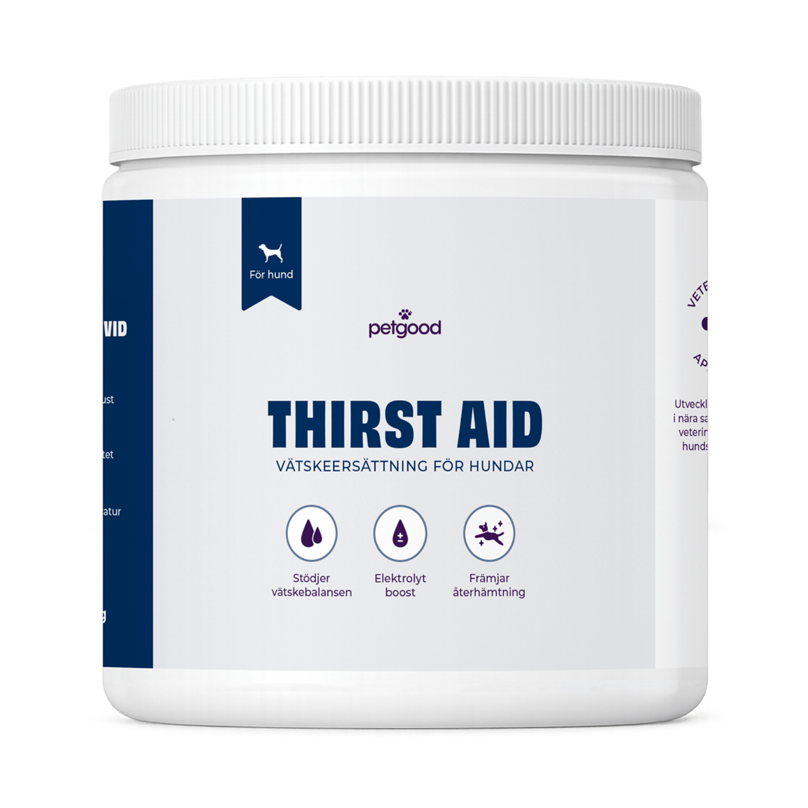 Petgood Thirst Aid - Vätskeersättning För Hundar 400 g