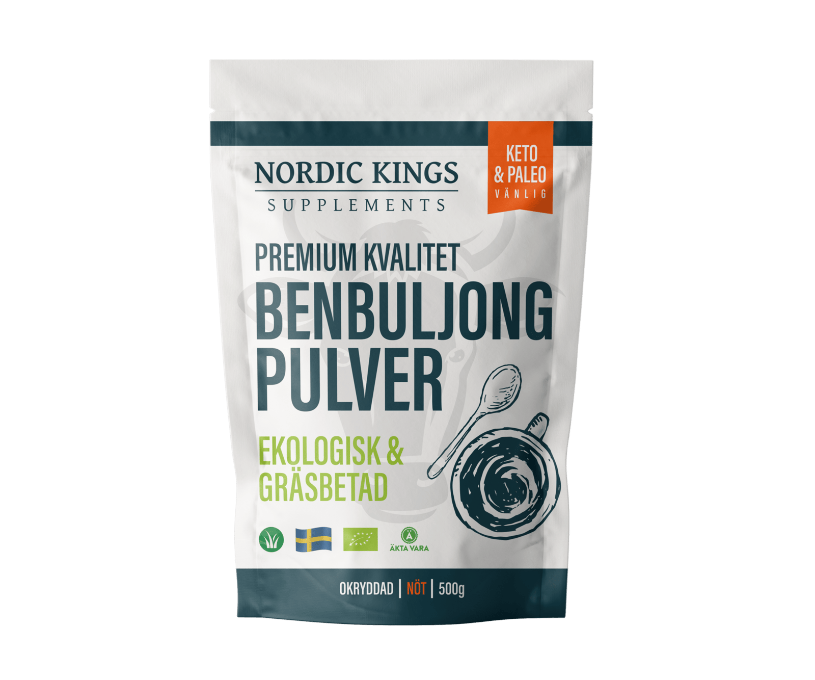 Nordic Kings Premium Benbuljongpulver EKO 500g