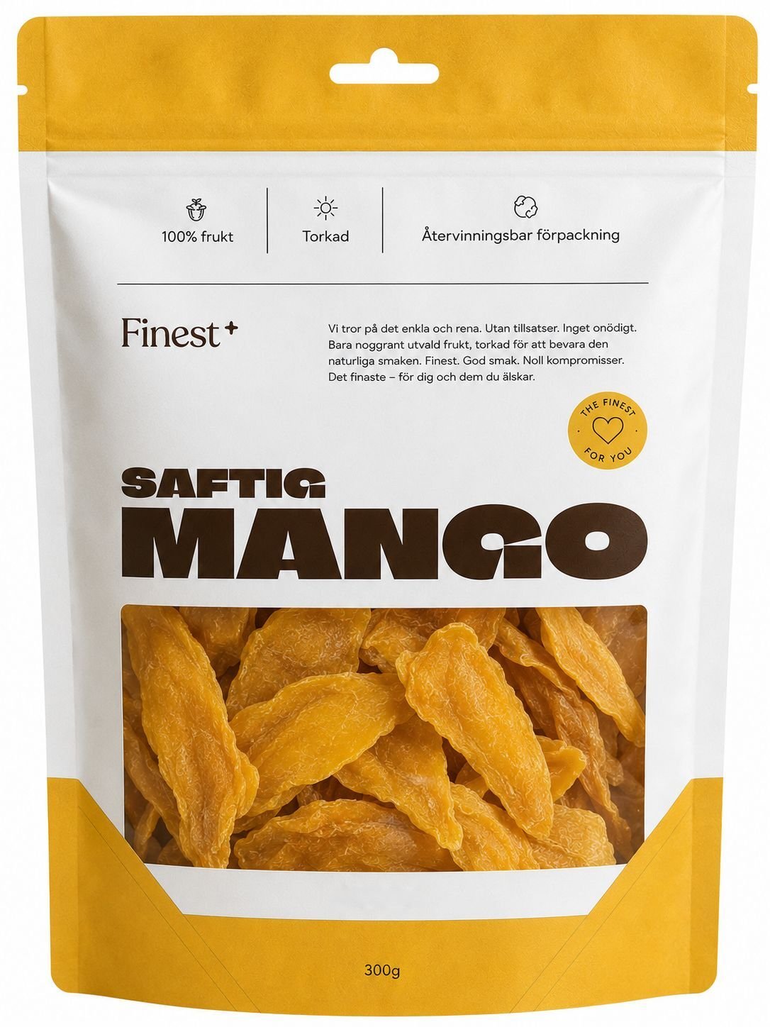 Finest Seasoning Torkad Mango 300 g