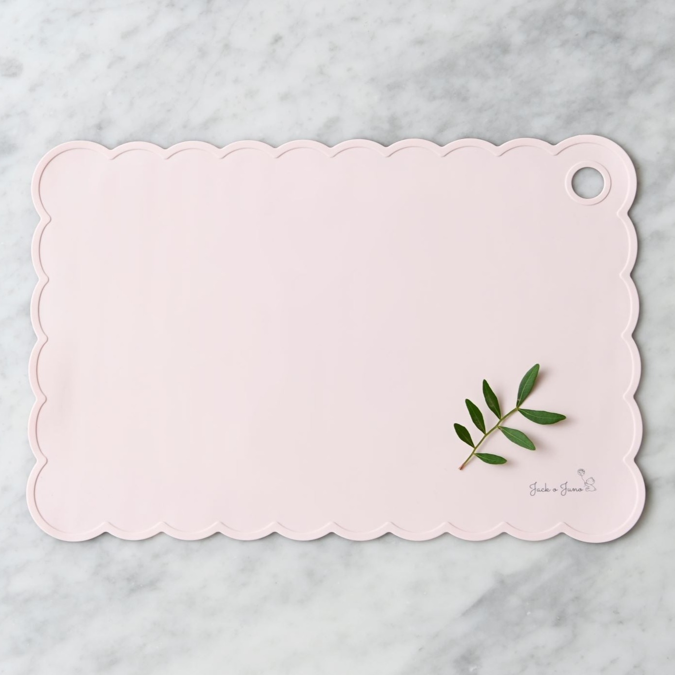 Jack o Juno Poppy Placemat Light Pink