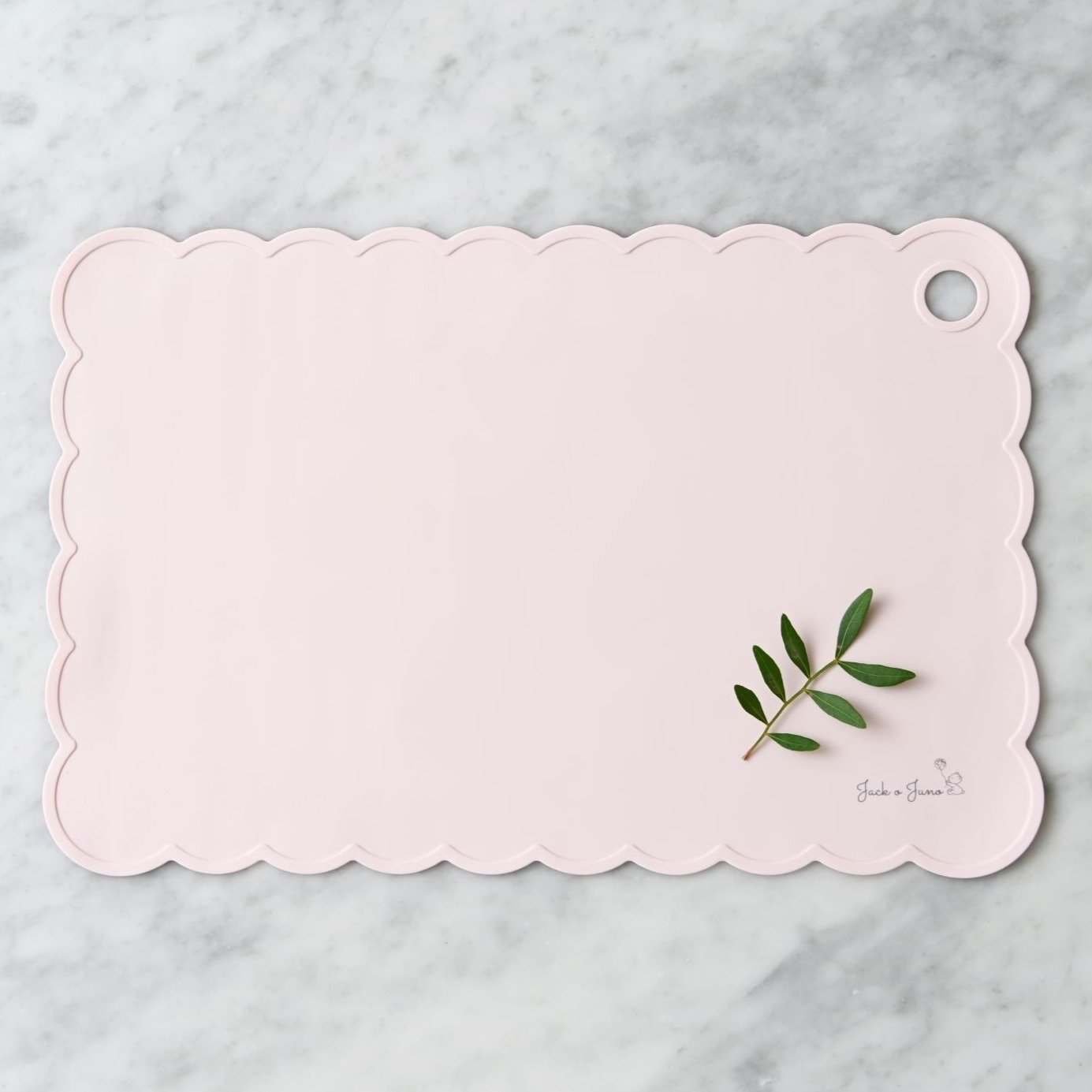 Jack o Juno Poppy Placemat Light Pink