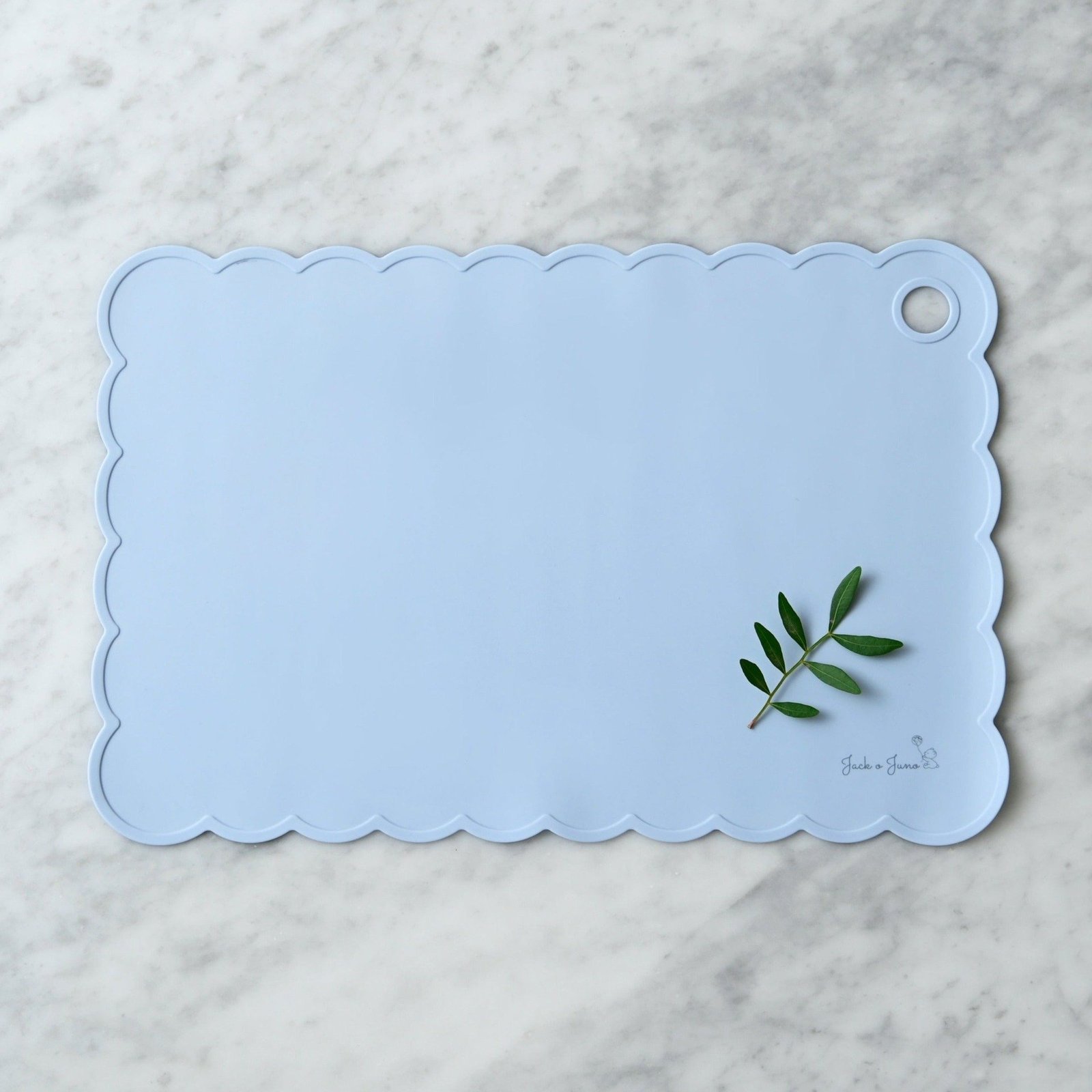 Jack o Juno Poppy Placemat Pale Blue