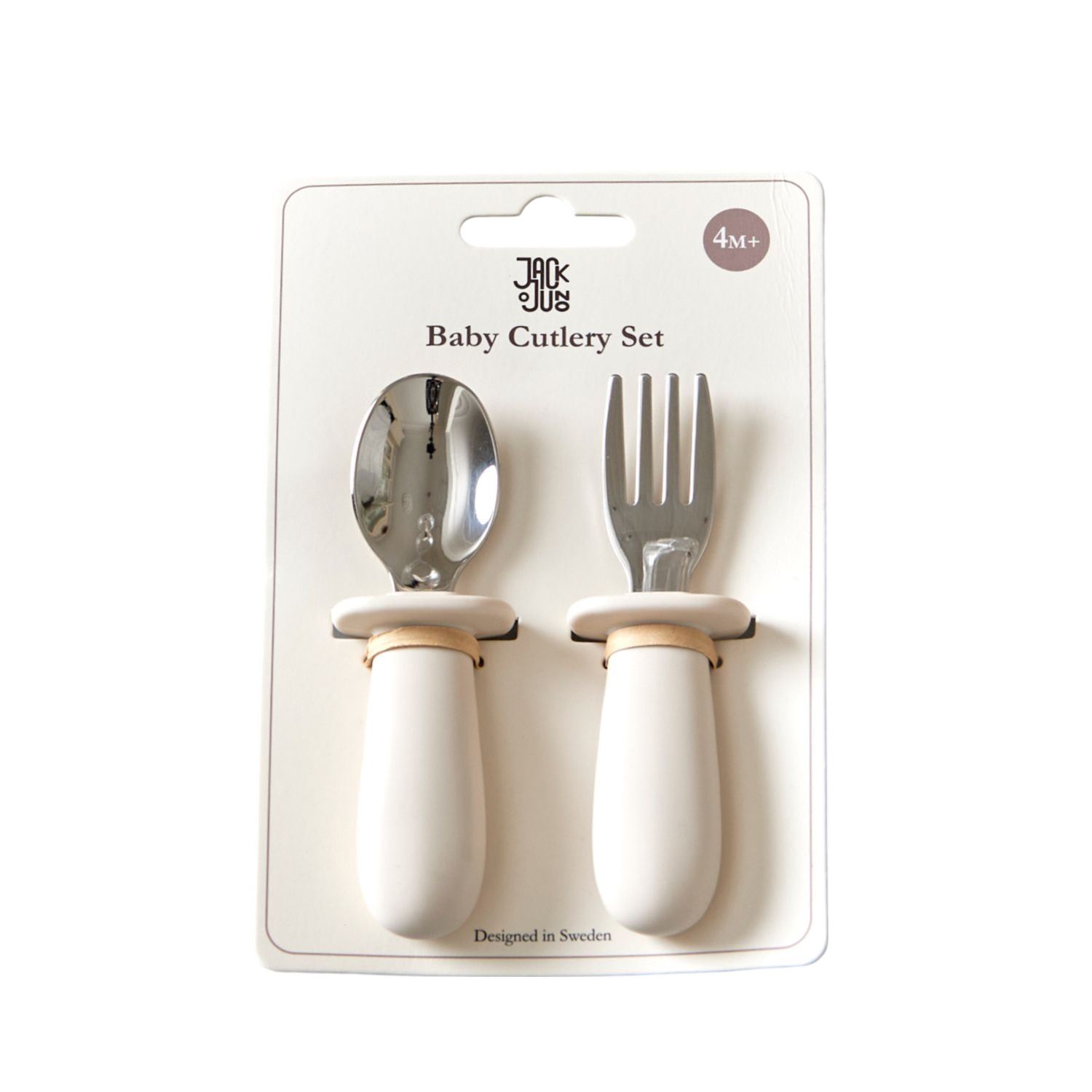 Jack o Juno Baby Cutlery Set Cream 1 par