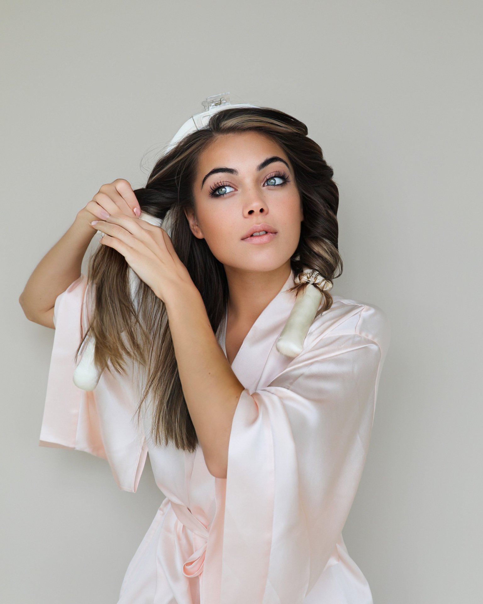 LENOITES Heatless Curls in Mulberry Silk 1 st