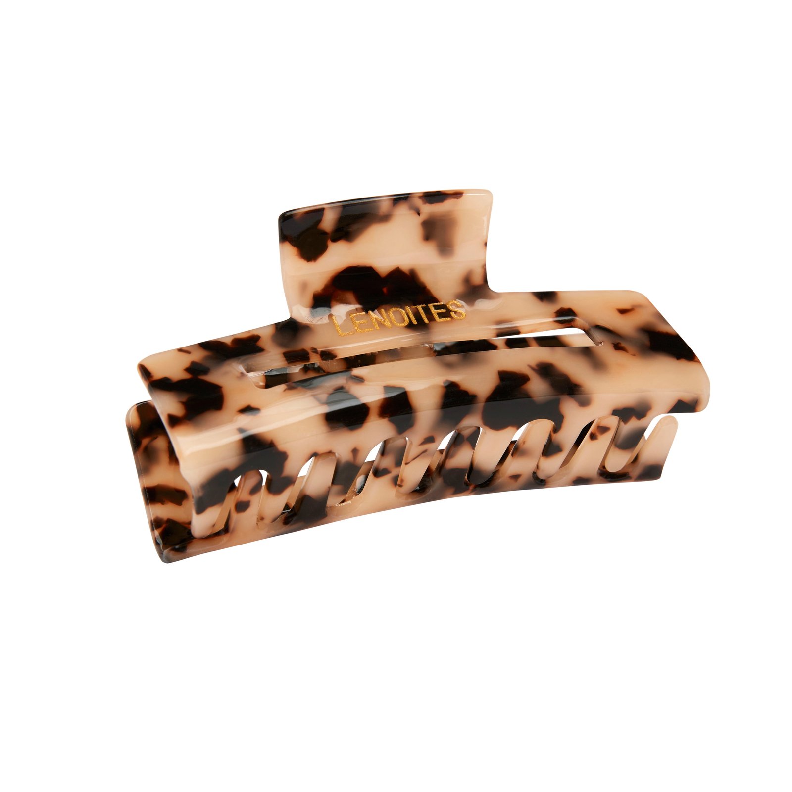 LENOITES Premium Eco-Friendly Hair Claw Nude Leopard 1 st