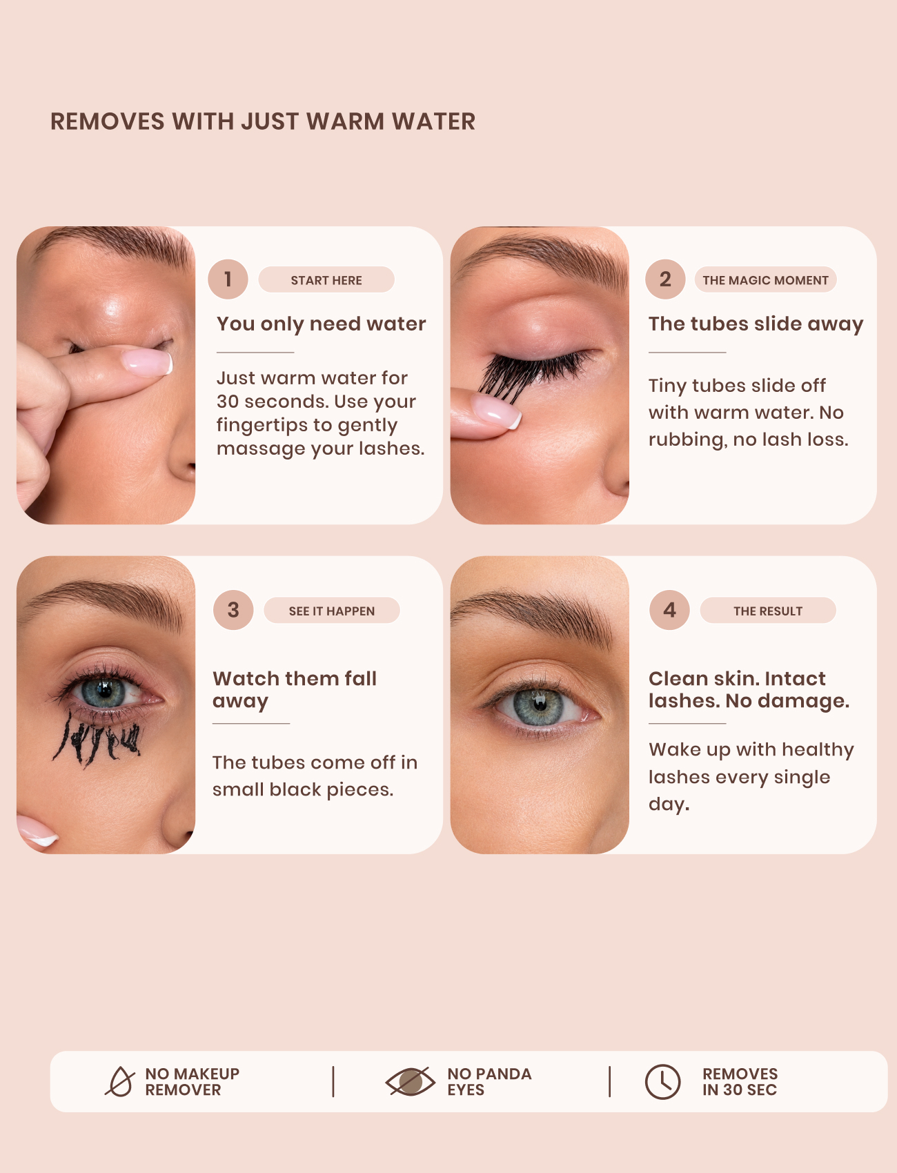 Lenoites PowerLash Growth Serum Mascara Brown 1 st
