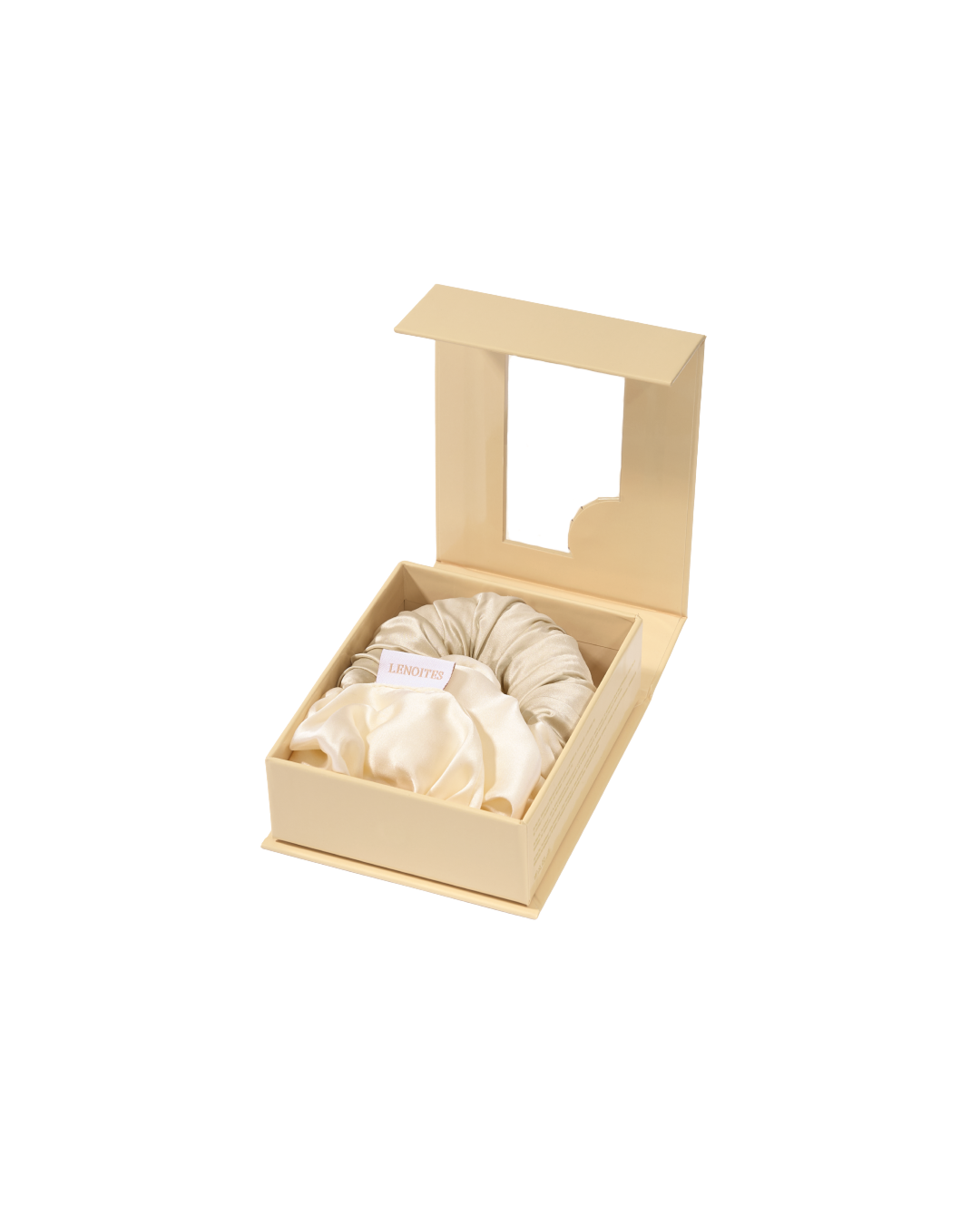 Lenoites BlowoutTie® in Mulberry Silk Champagne Golden Sand Mini