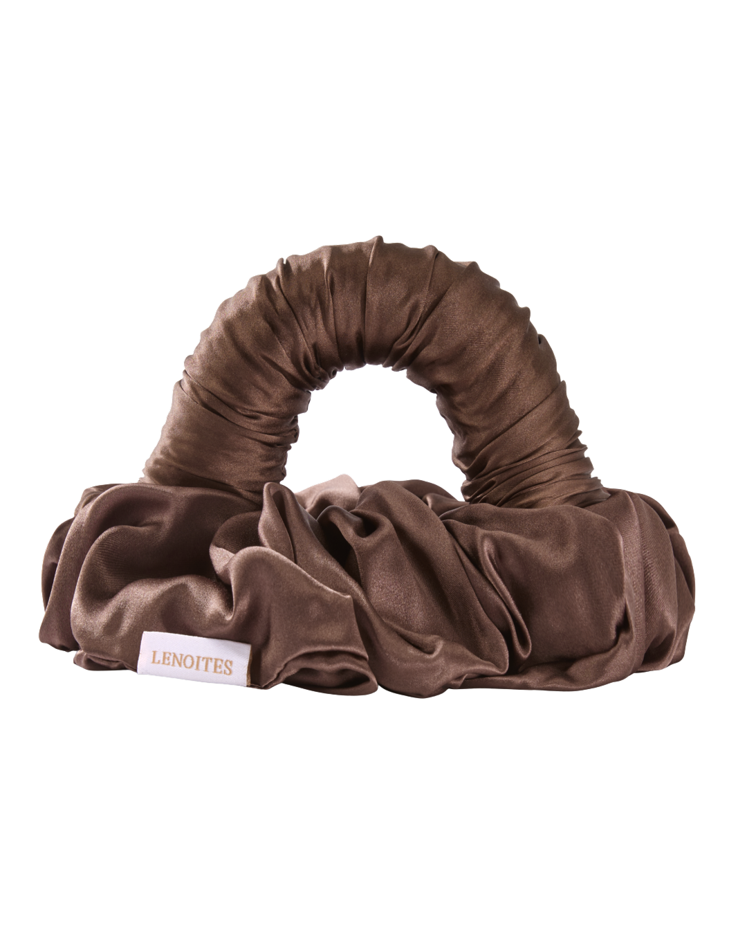 Lenoites BlowoutTie® in Mulberry Silk Mocha Espresso Original