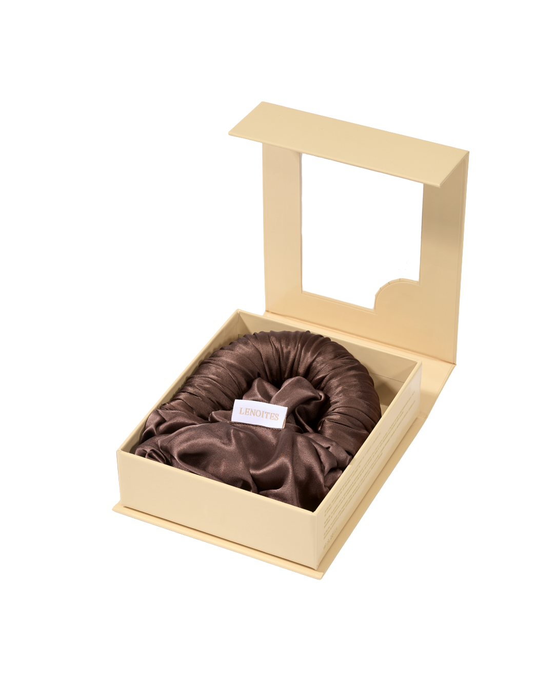 Lenoites BlowoutTie® in Mulberry Silk Mocha Espresso Original
