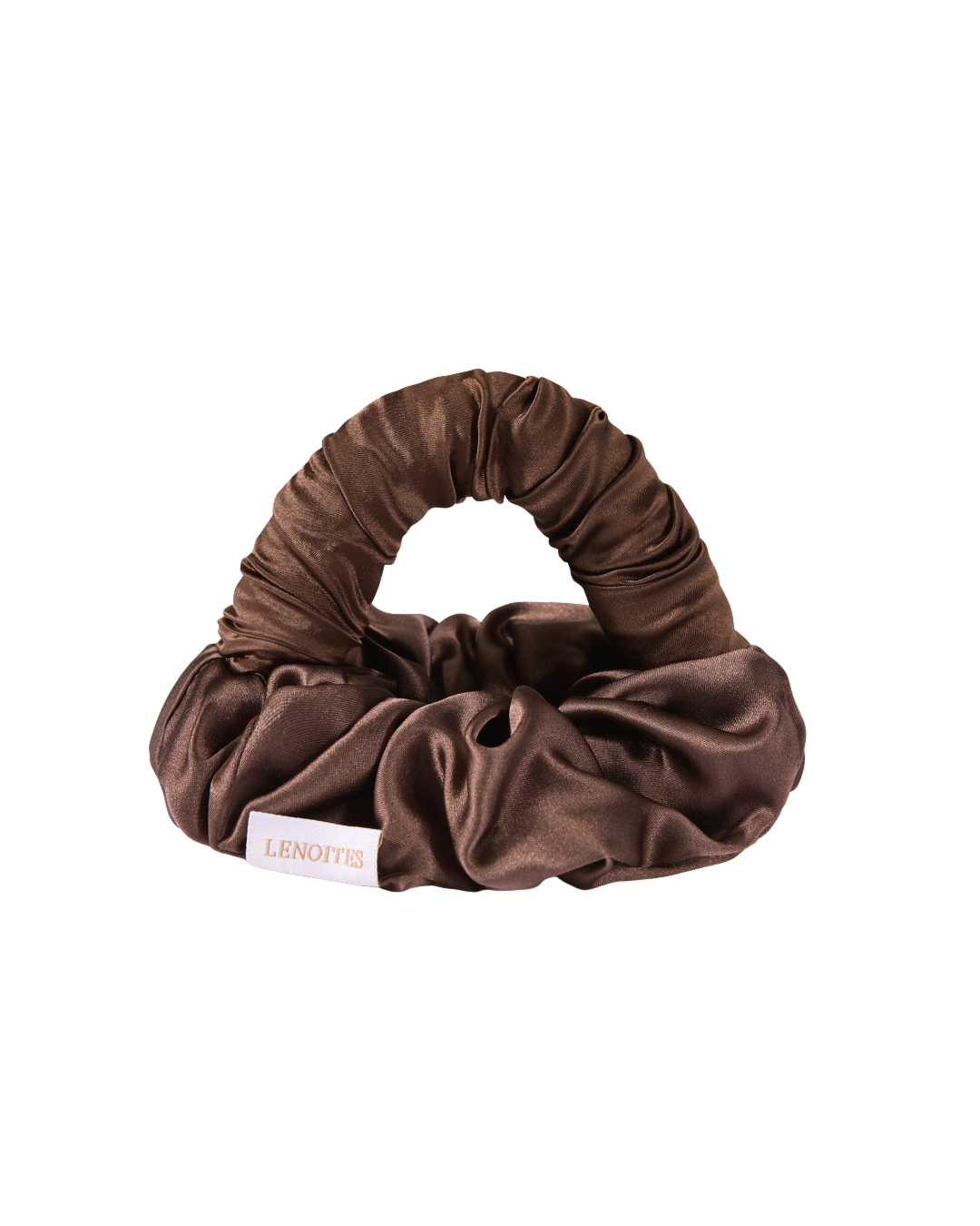 Lenoites BlowoutTie® in Mulberry Silk Mocha Espresso Mini