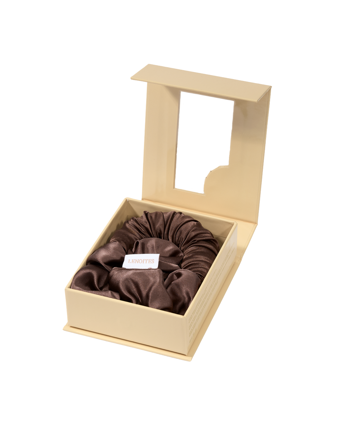 Lenoites BlowoutTie® in Mulberry Silk Mocha Espresso Mini