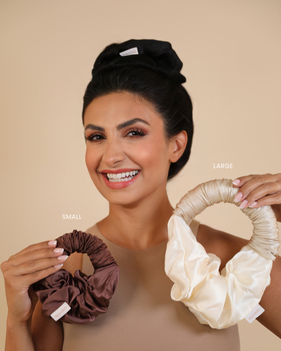 Lenoites BlowoutTie® in Mulberry Silk Mocha Espresso Mini