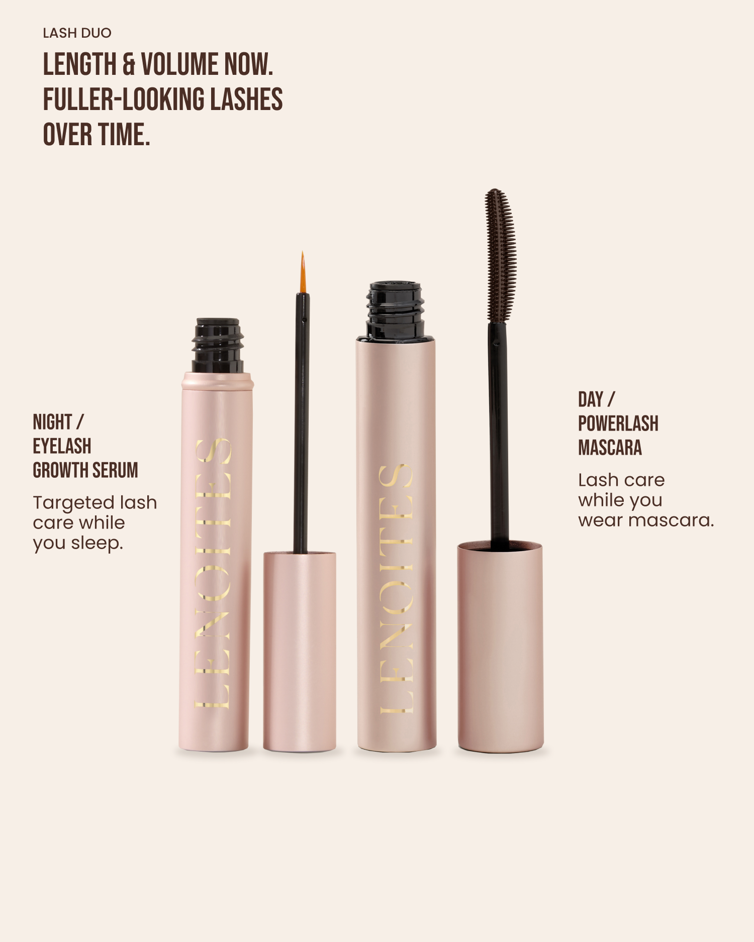Lenoites Lash Duo Brown