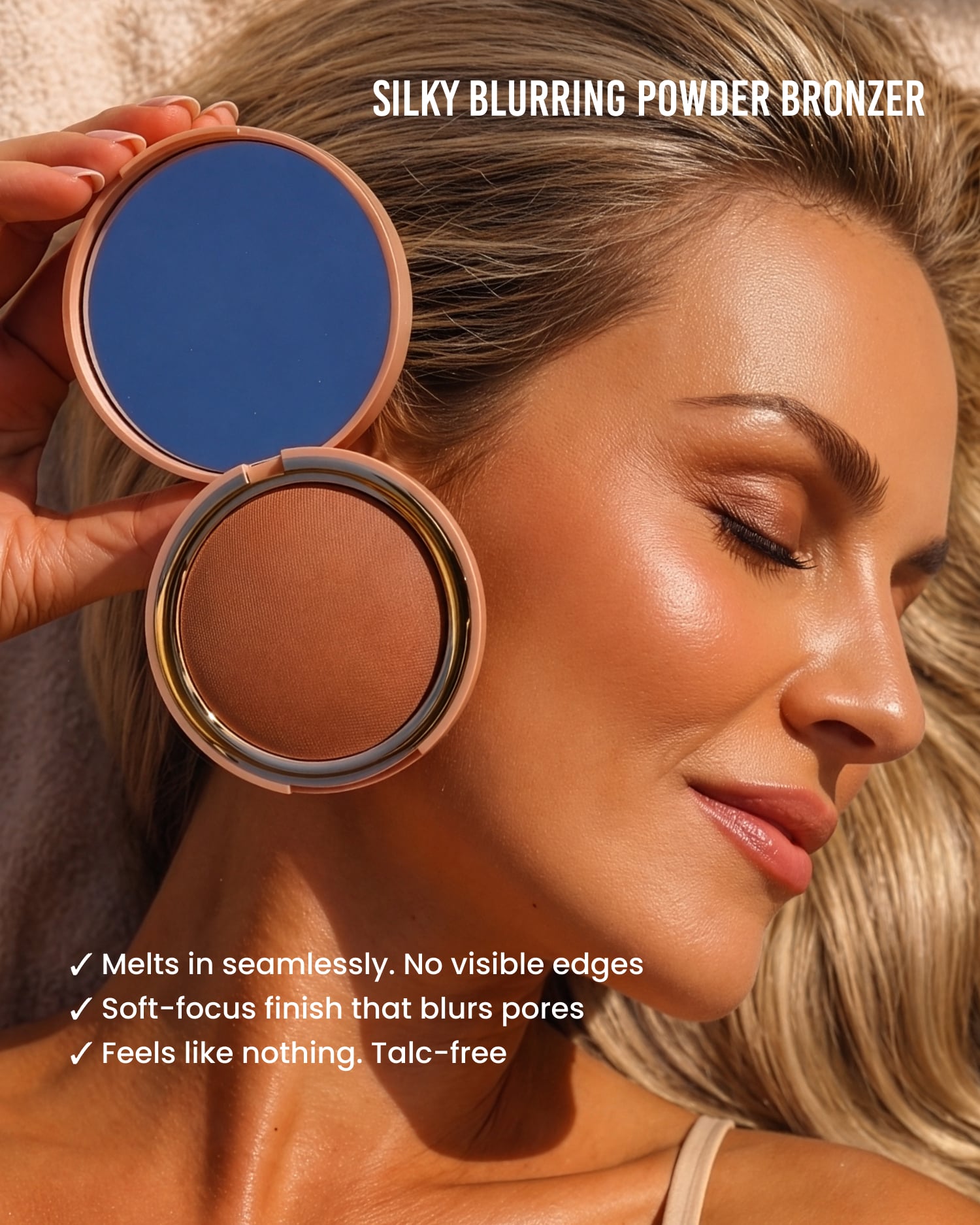 Lenoites Silky Blurring Powder Bronzer Light to Medium 8,5 g