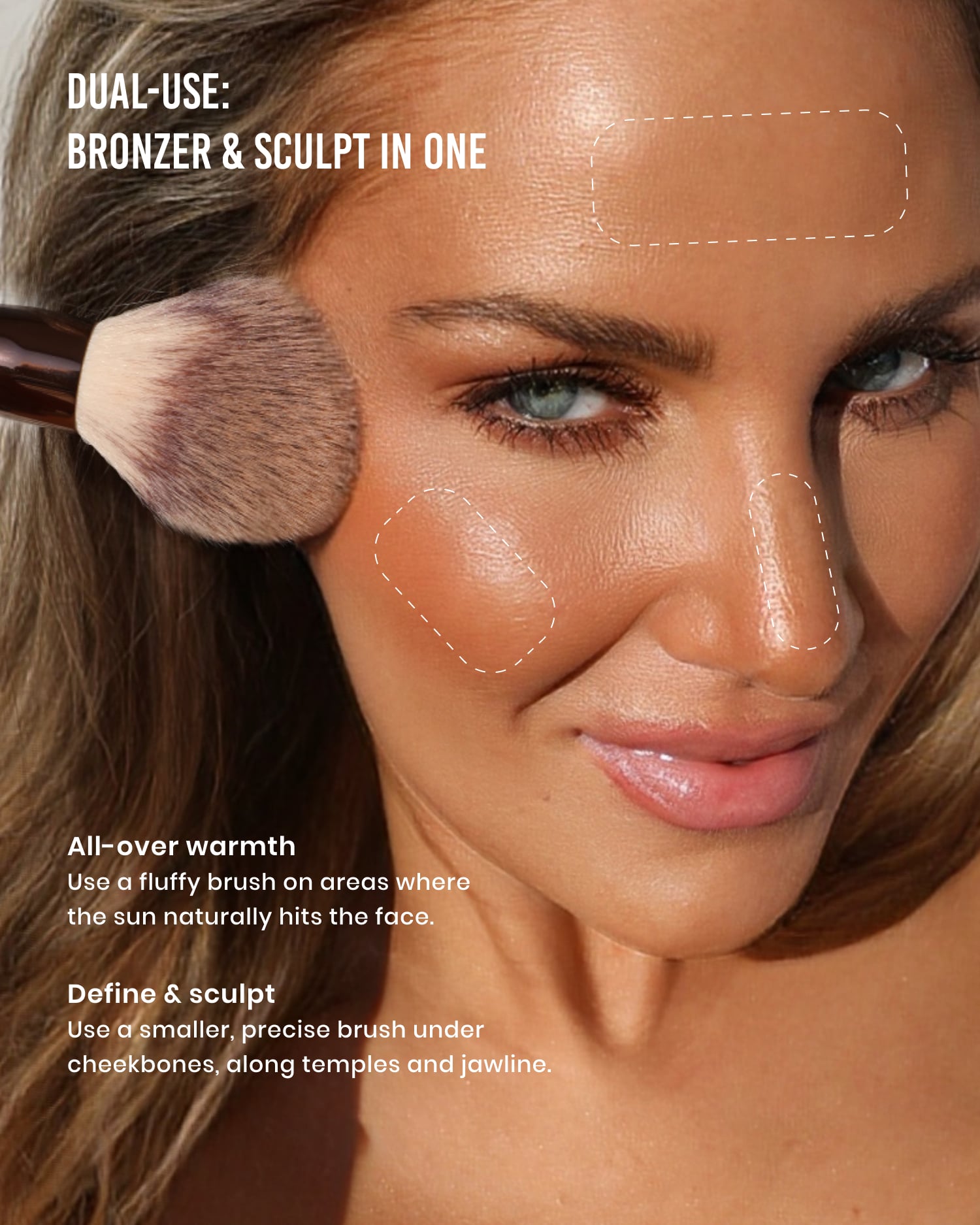 Lenoites Silky Blurring Powder Bronzer Light to Medium 8,5 g