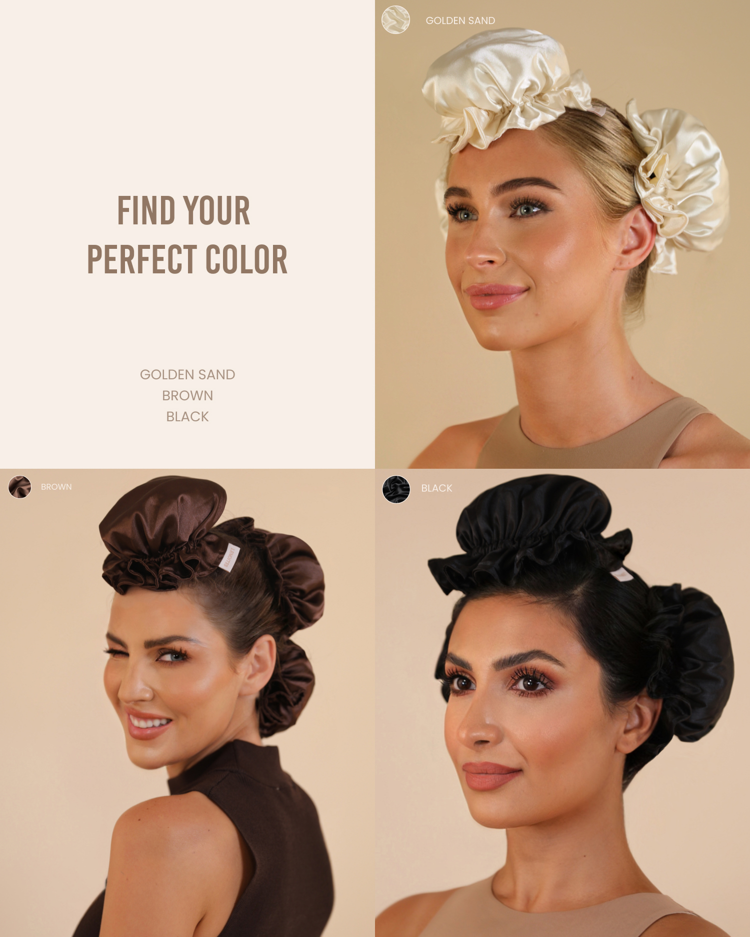 Lenoites Heatless Curl Rods with Caps 3 st
