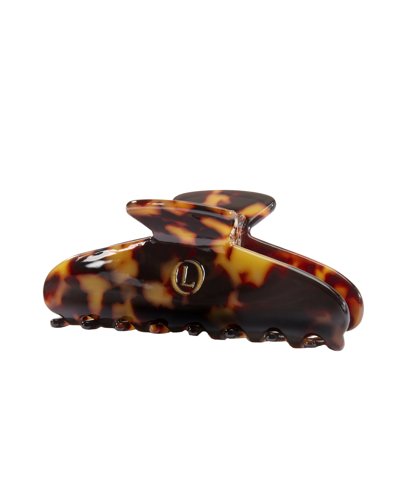 Lenoites Eco-Friendly Claw Clip Medium Bronze Leopard