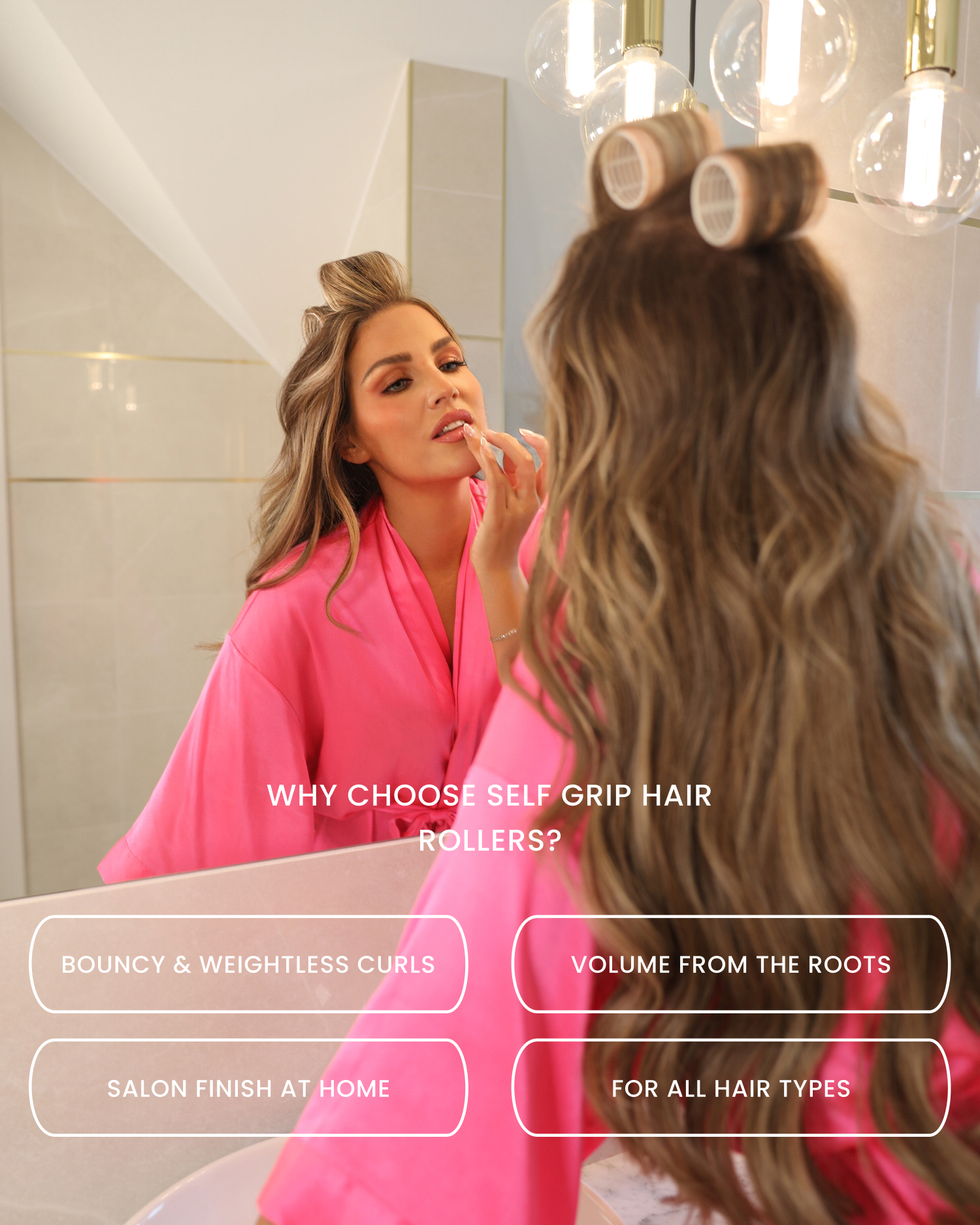 Lenoites Self Grip Hair Rollers 1 st