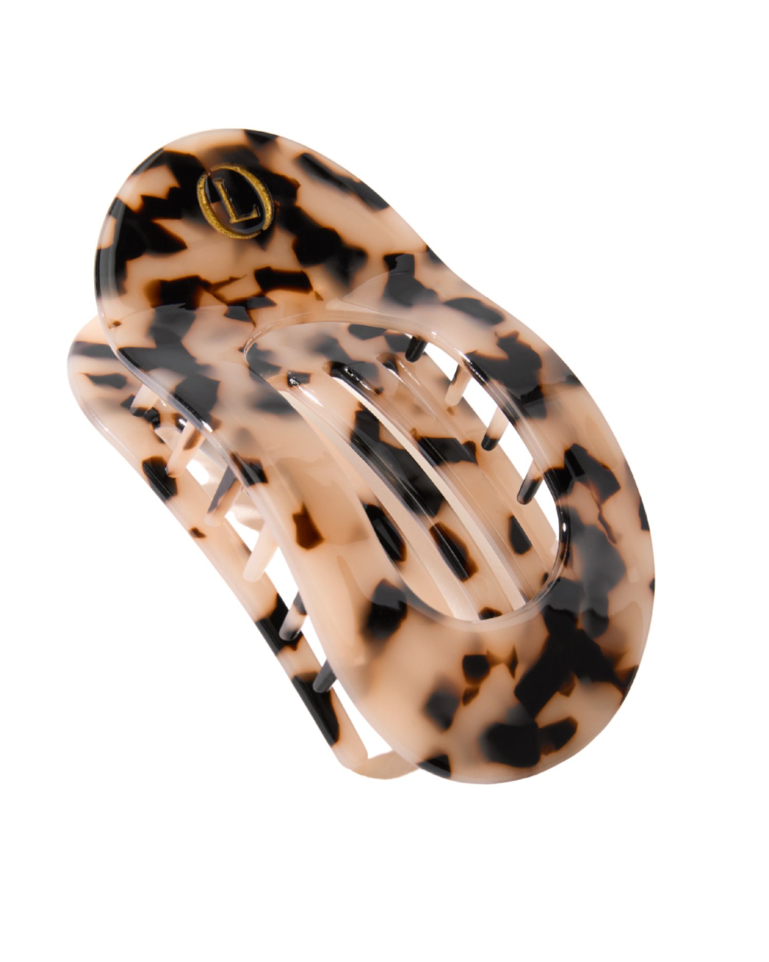 Lenoites Eco-Friendly Flat Hair Clip Nude Leopard