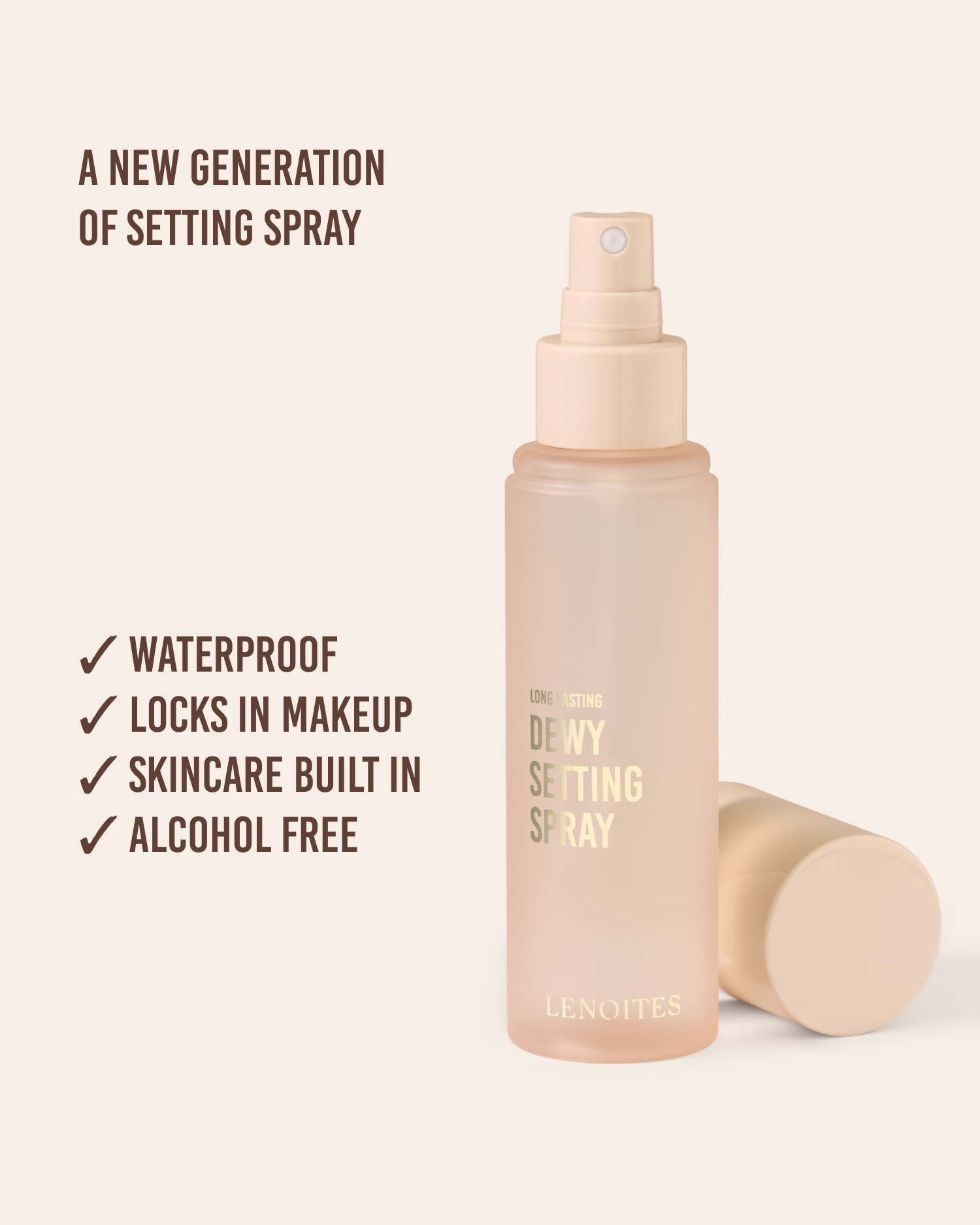 Lenoites Long Lasting Dewy Setting Spray 100 ml