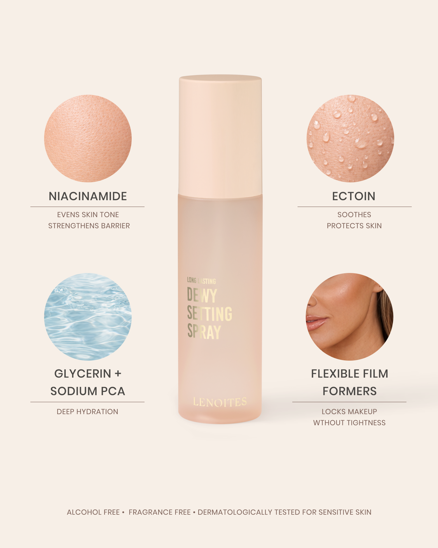 Lenoites Long Lasting Dewy Setting Spray 100 ml