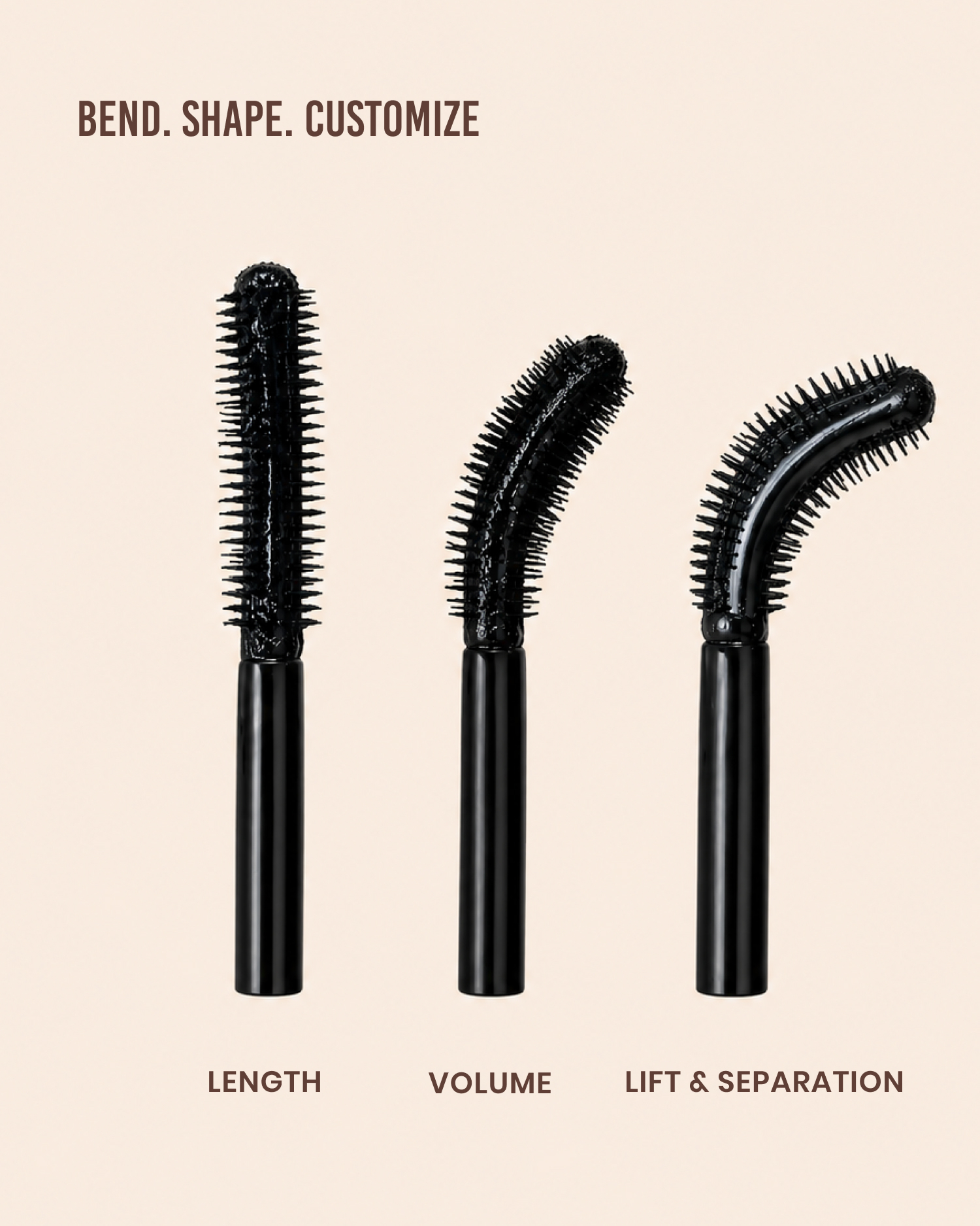 Lenoites LashSculpt Serum Infused Mascara Brown