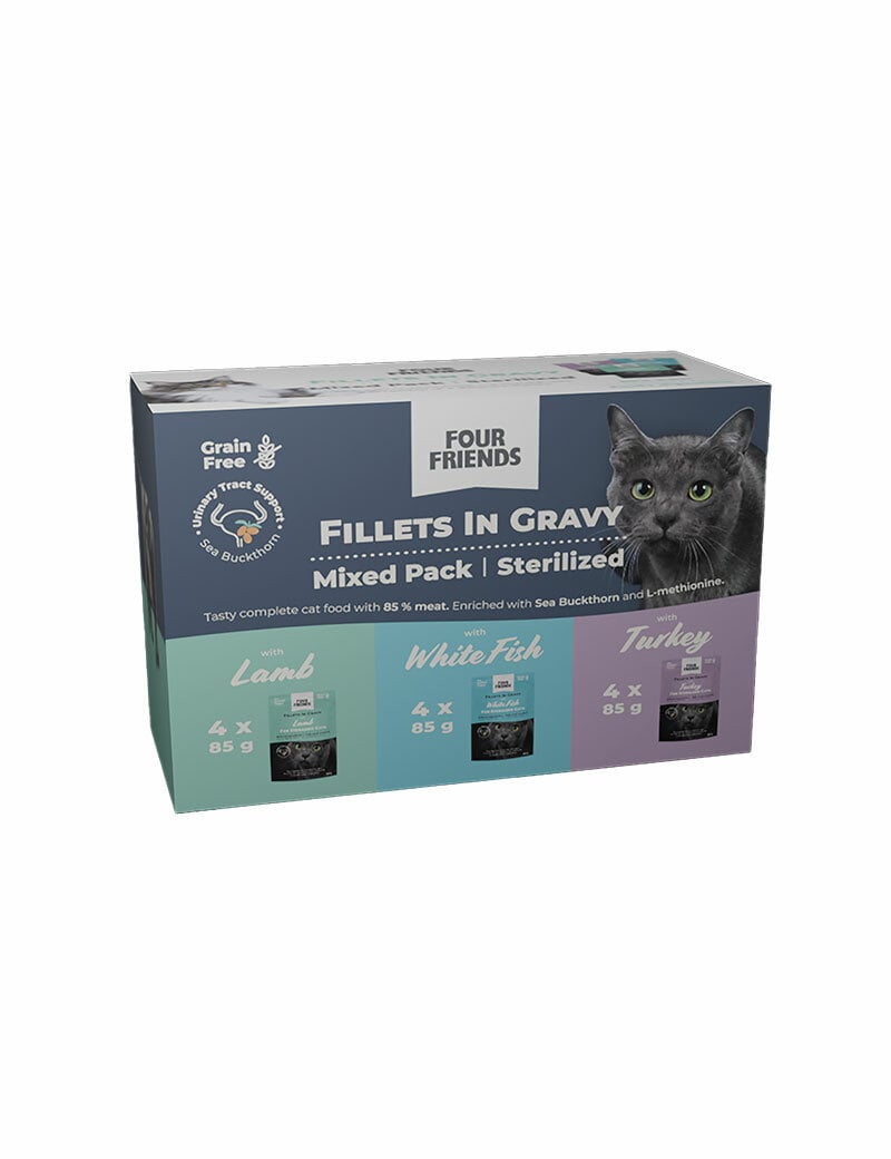 FourFriends Sterilized in Gravy Mix 12-pack