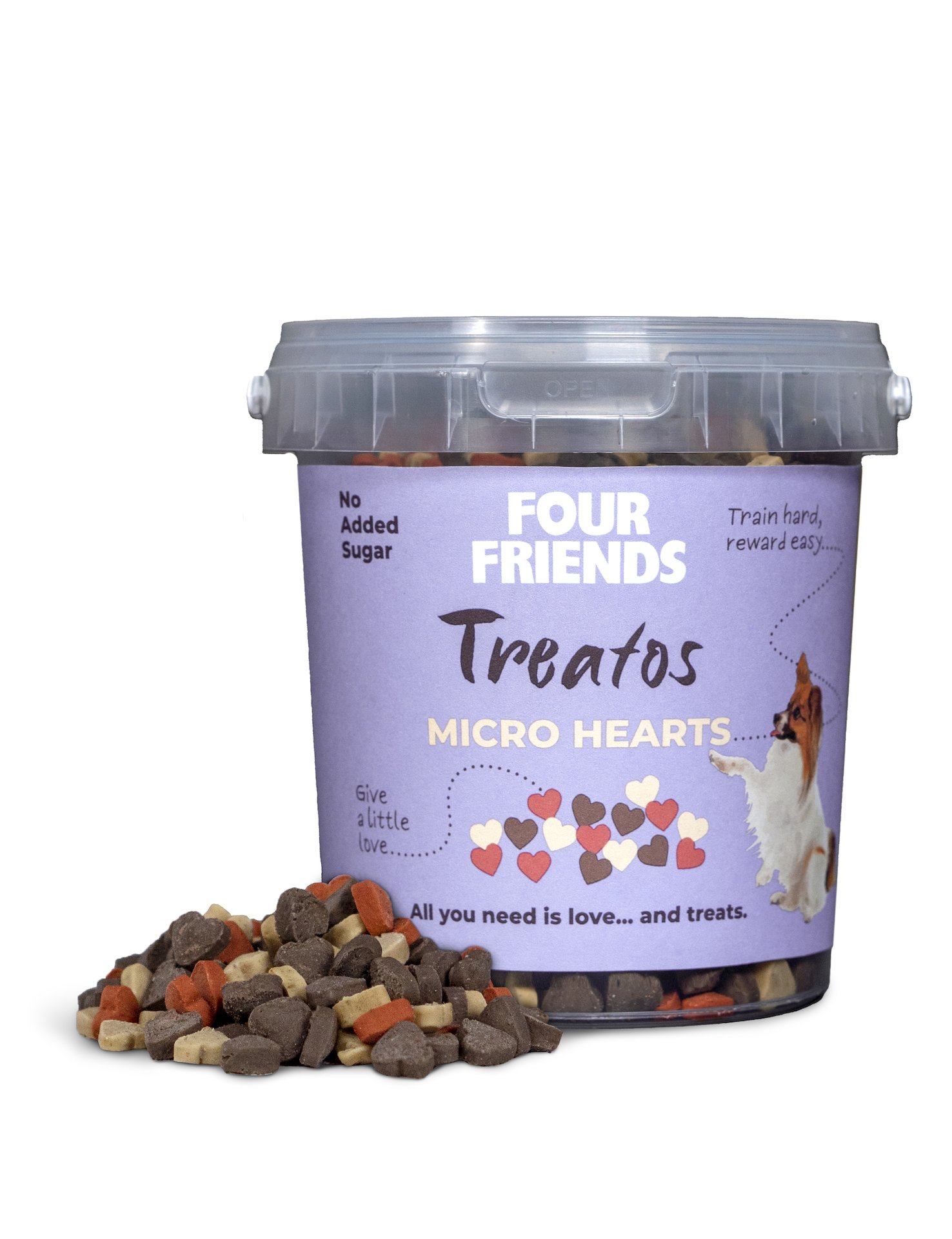 FourFriends Treatos Micro Hearts 500 g