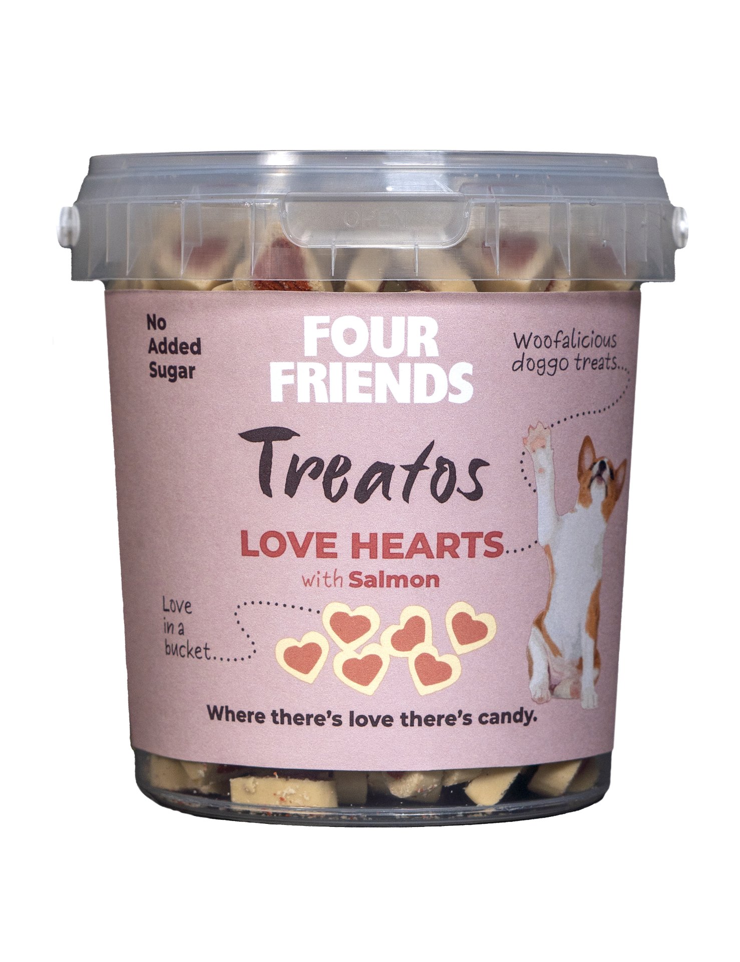 FFD Treatos Love Hearts Salmon 500 g