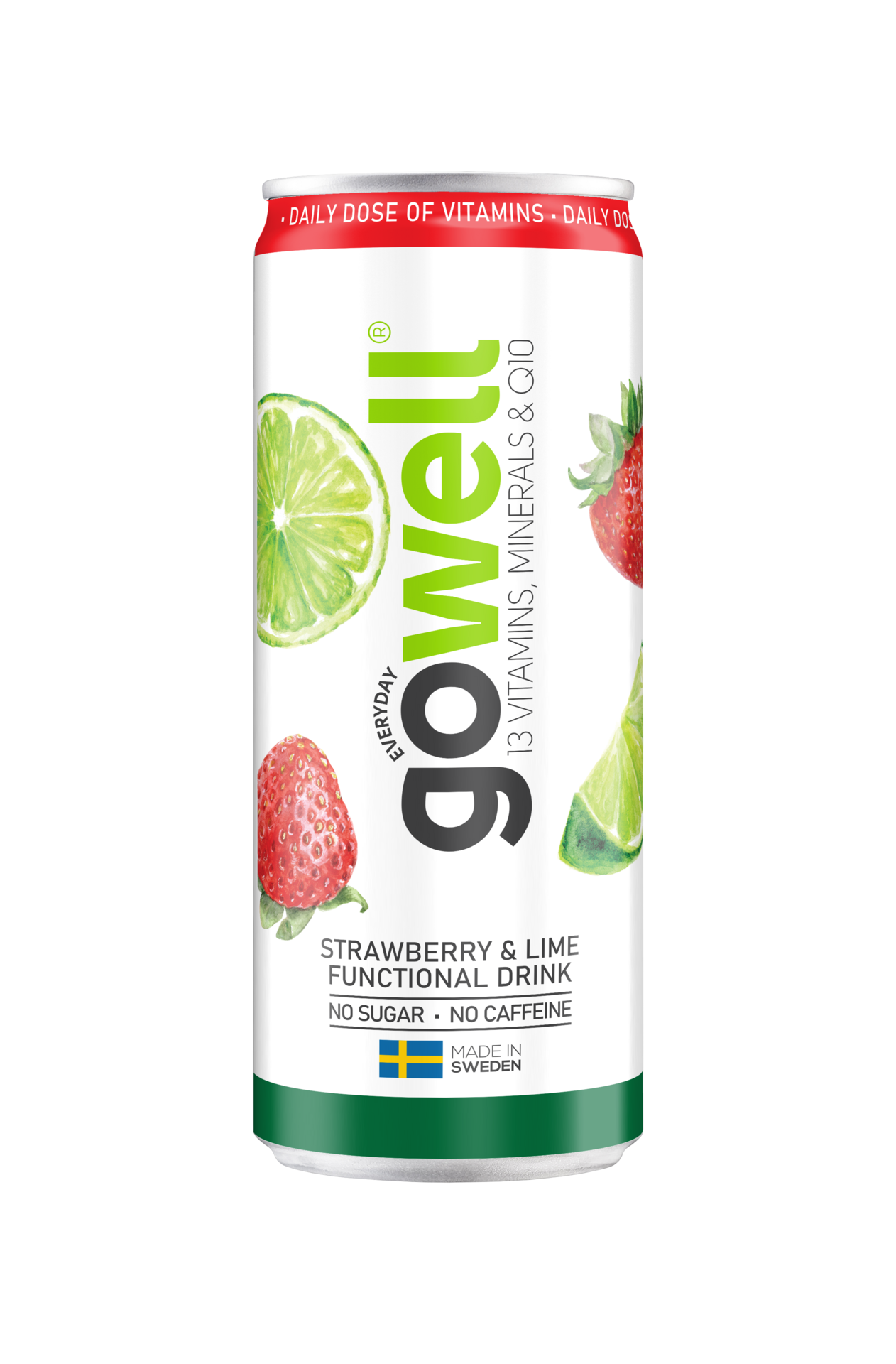 Gowell Jordgubb Lime 330 ml