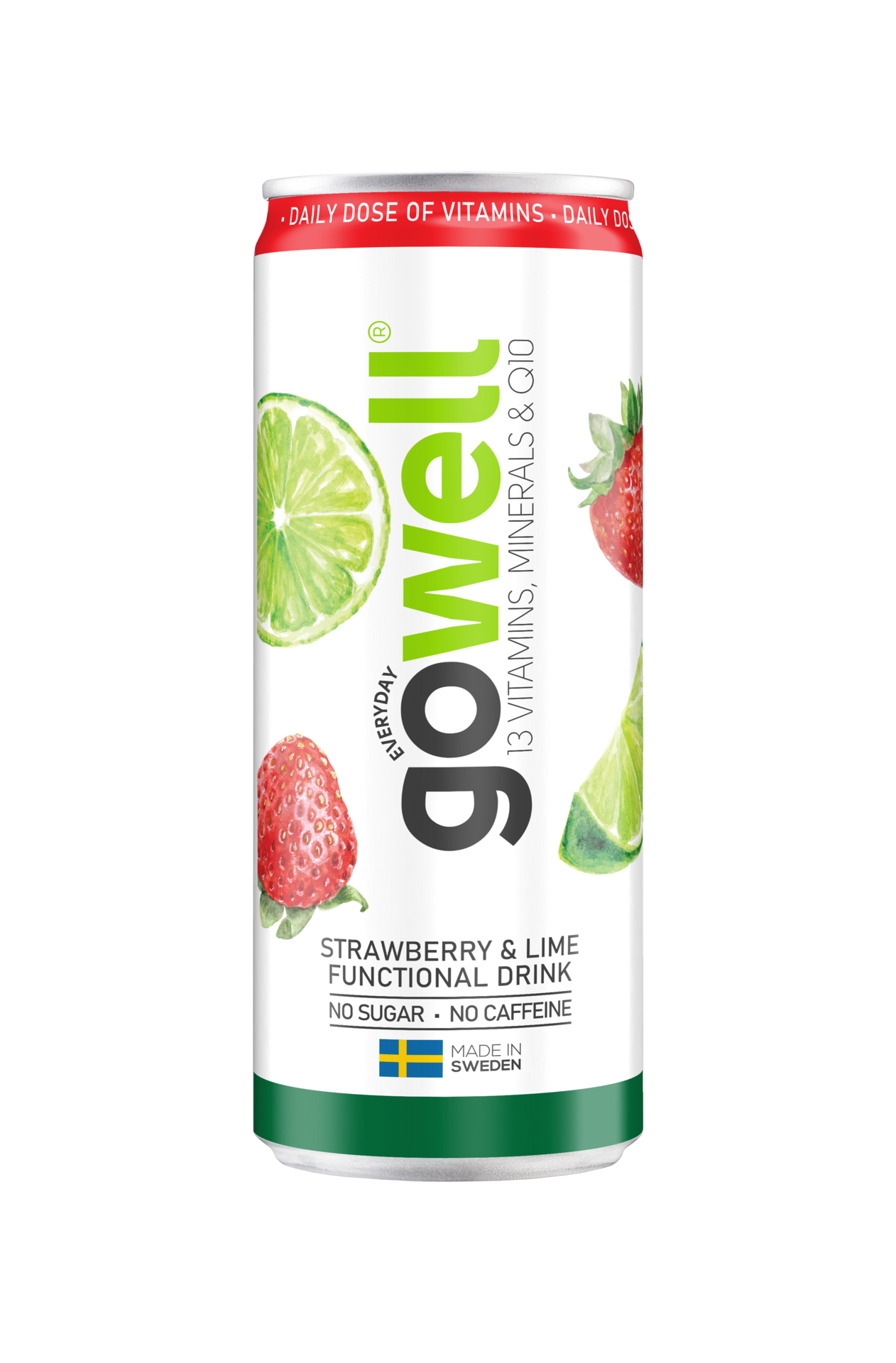 Gowell Jordgubb Lime 330 ml