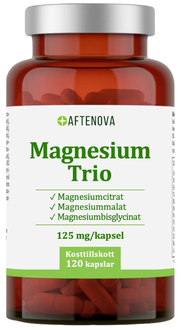 AfteNova Magnesium Trio 125 mg 120 kapslar