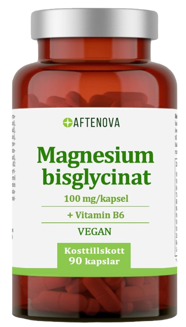 AfteNova Magnesiumbisglycinat 100 mg 90 kapslar