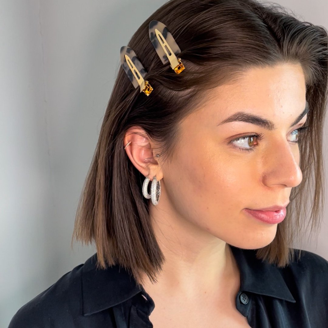 ByBarb Make-up Clips Sköldpadda 4 st