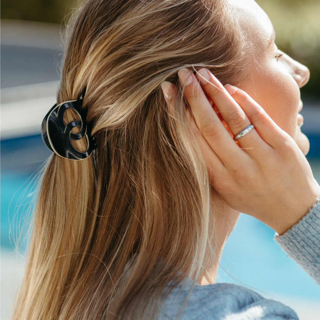 ByBarb Mindre Hårklämma Coco Svart 1 st