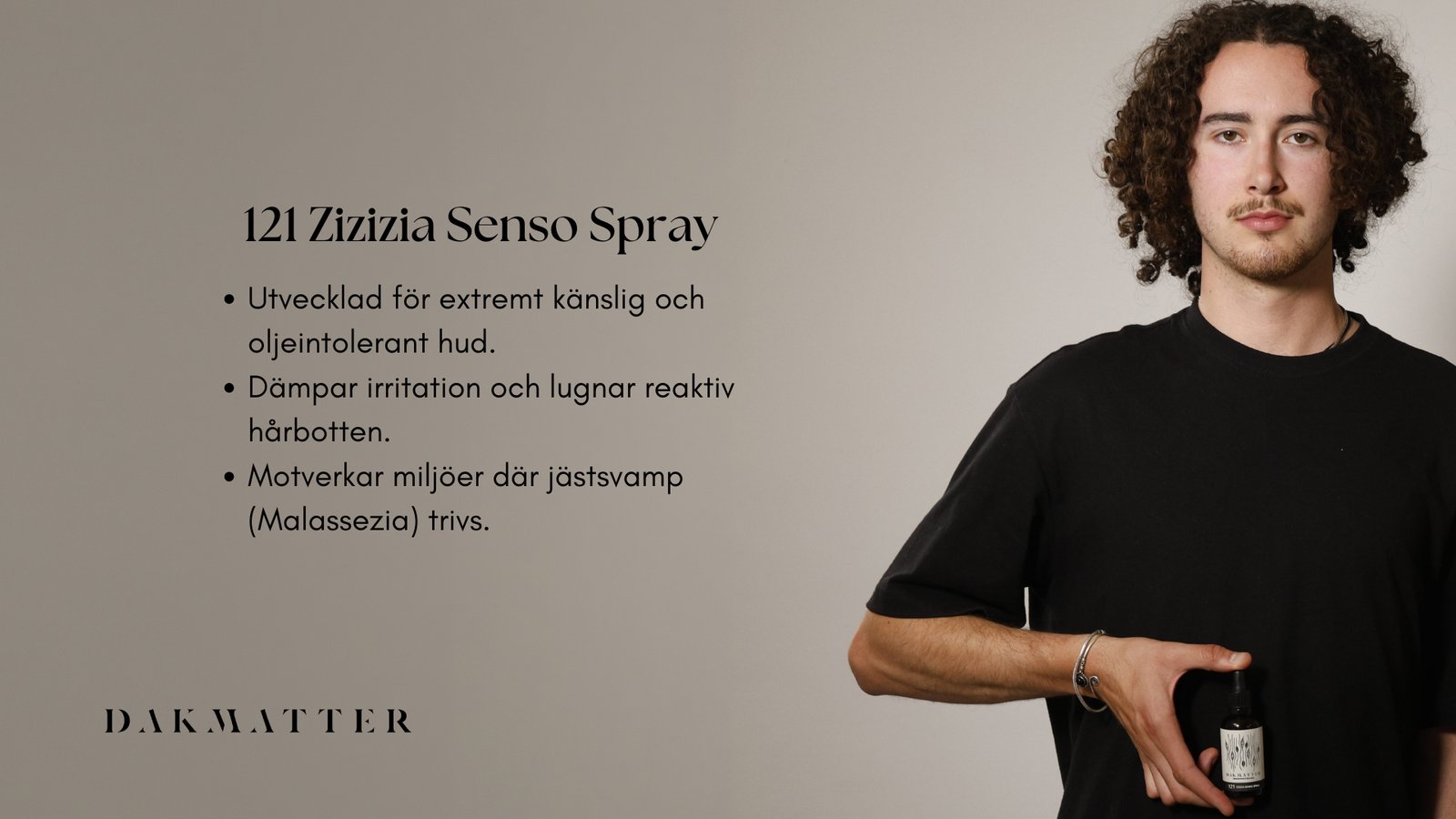 Dakmatter 121 Zizizia Senso Spray Skalpserum 50 ml