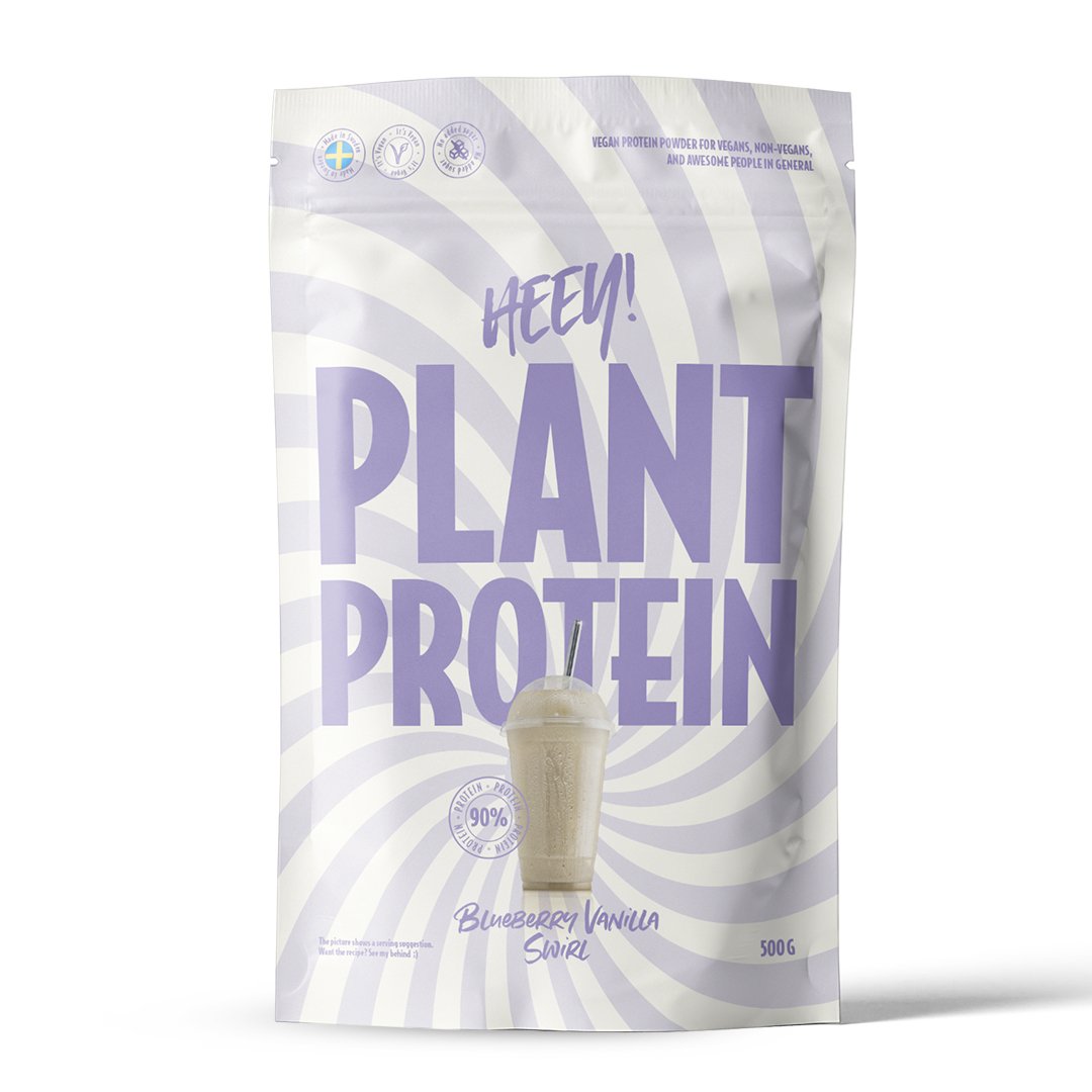 Heey! Veganskt Protein Blueberry Vanilla Swirl 500 g