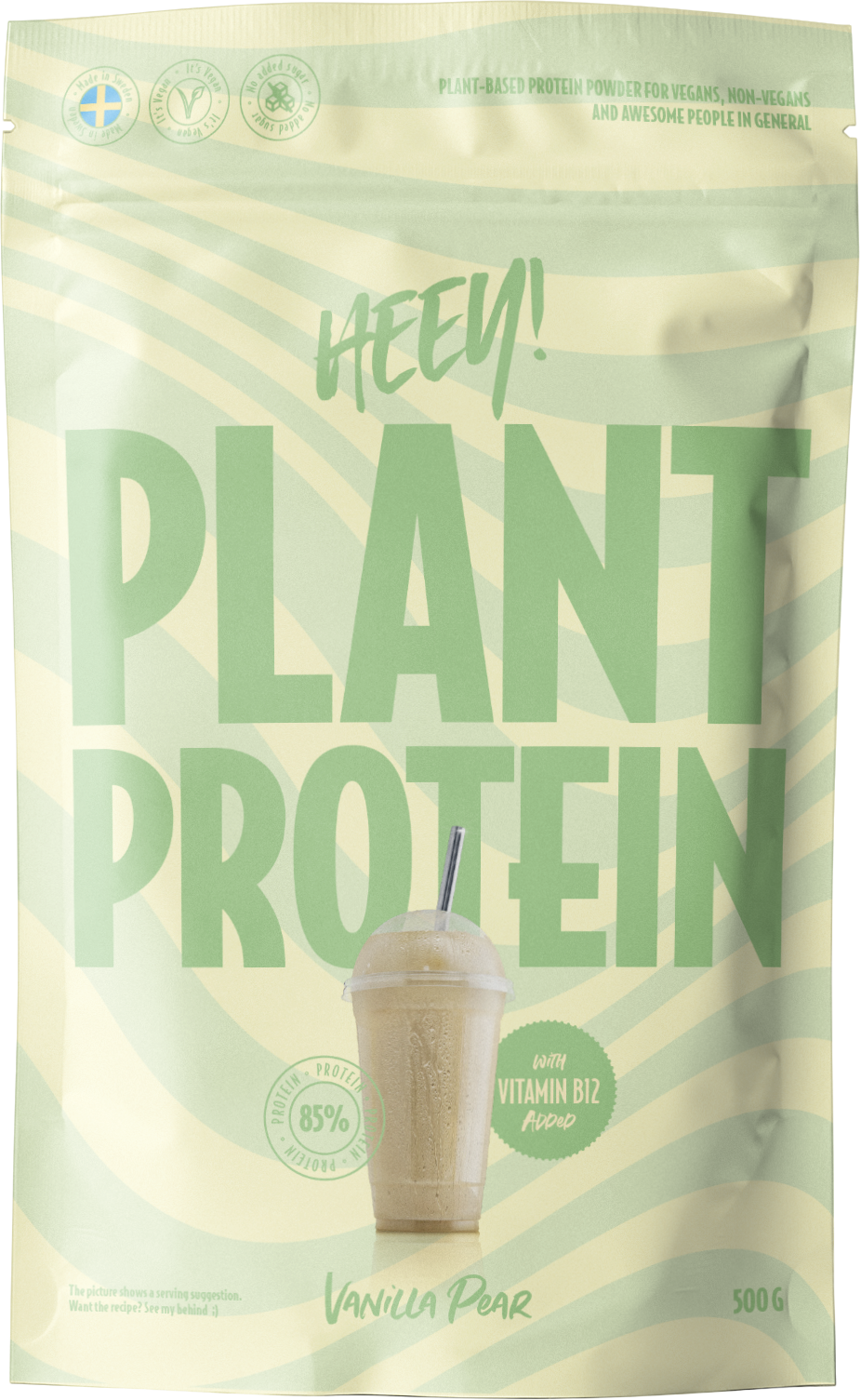 Heey! Veganskt Protein Päron Vanilj 500g