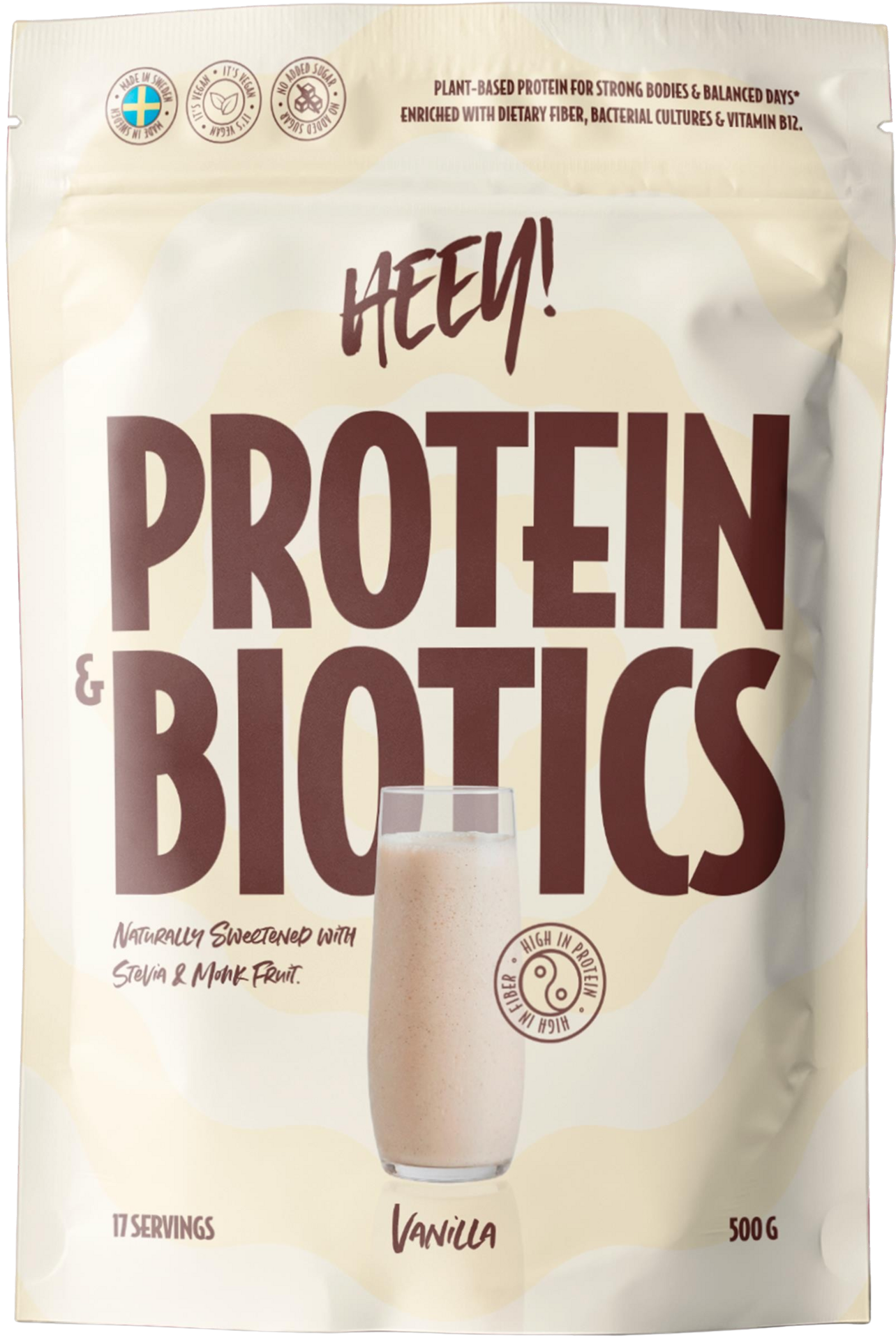 Heey! Protein & Biotics Vanilla 500 g