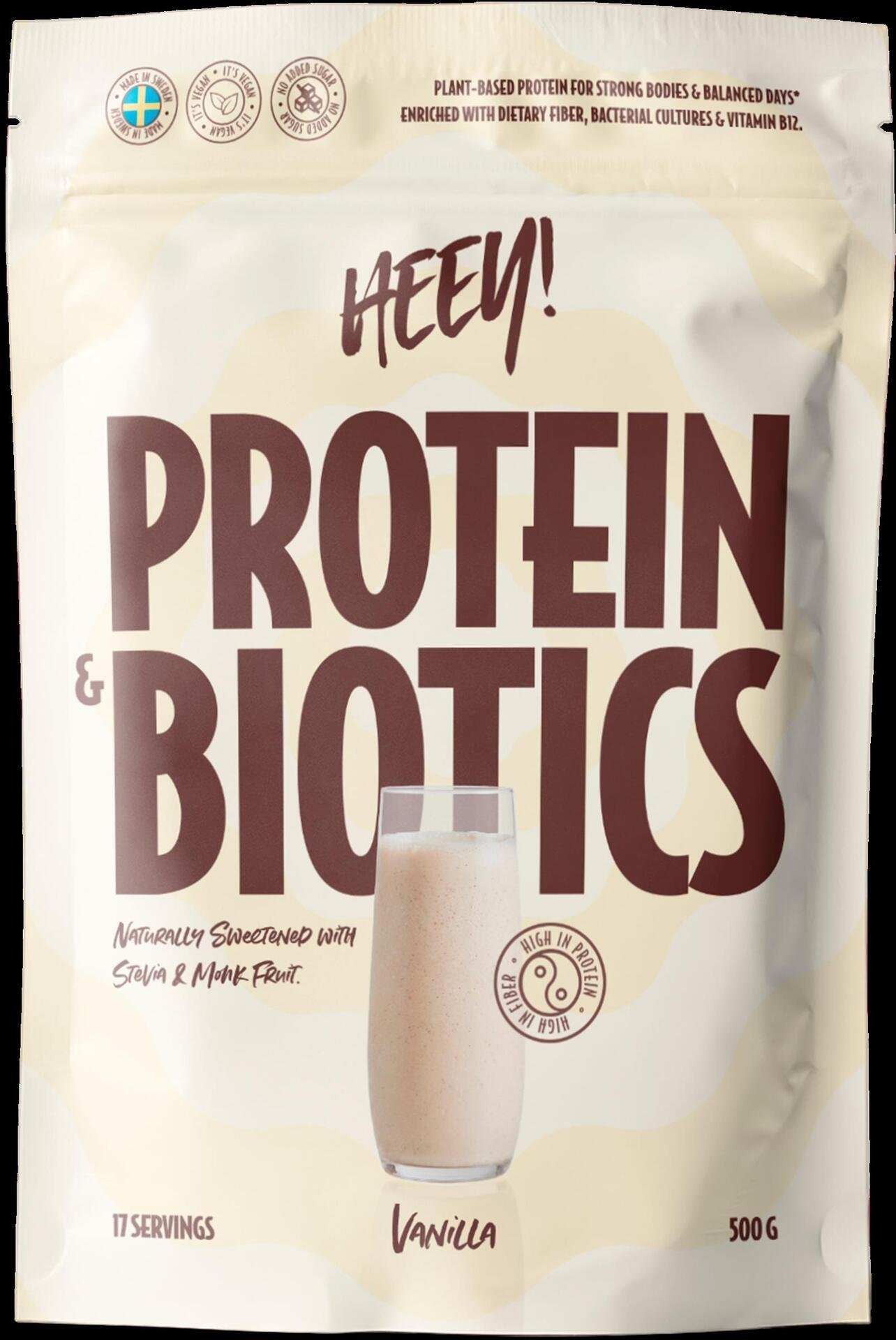 Heey! Protein & Biotics Vanilla 500 g