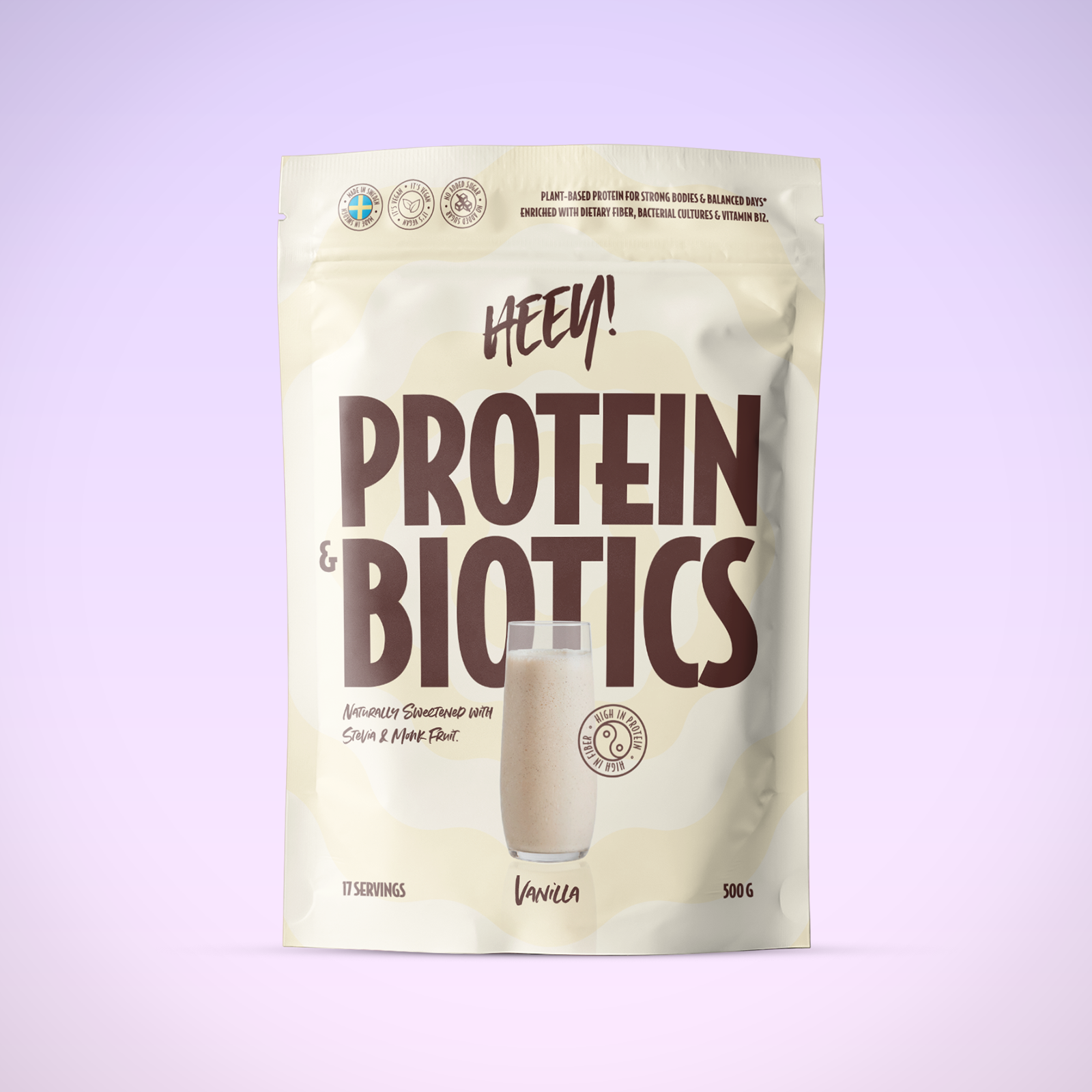 Heey! Protein & Biotics Vanilla 500 g